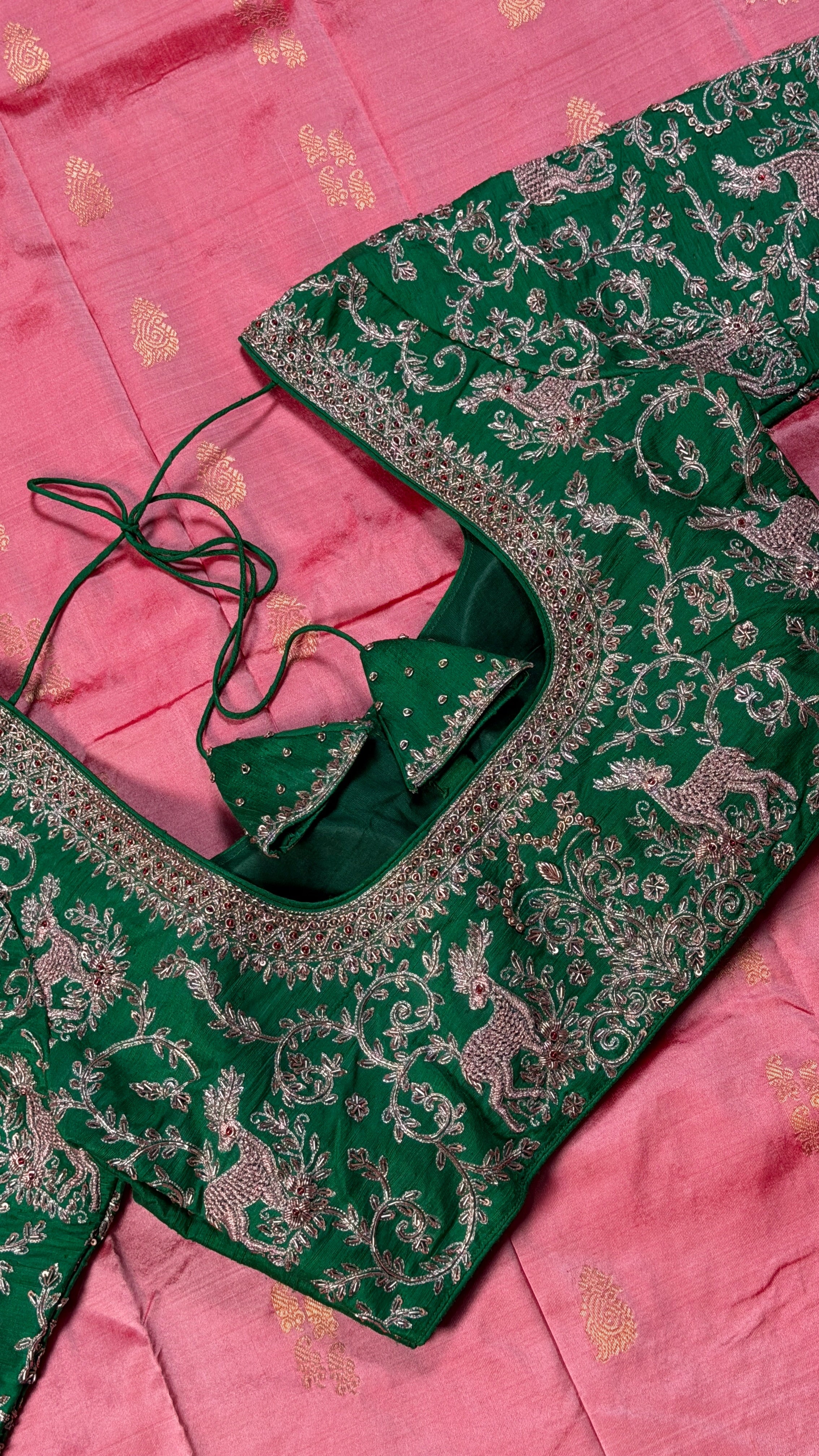 Forest Bloom Bridal Blouse