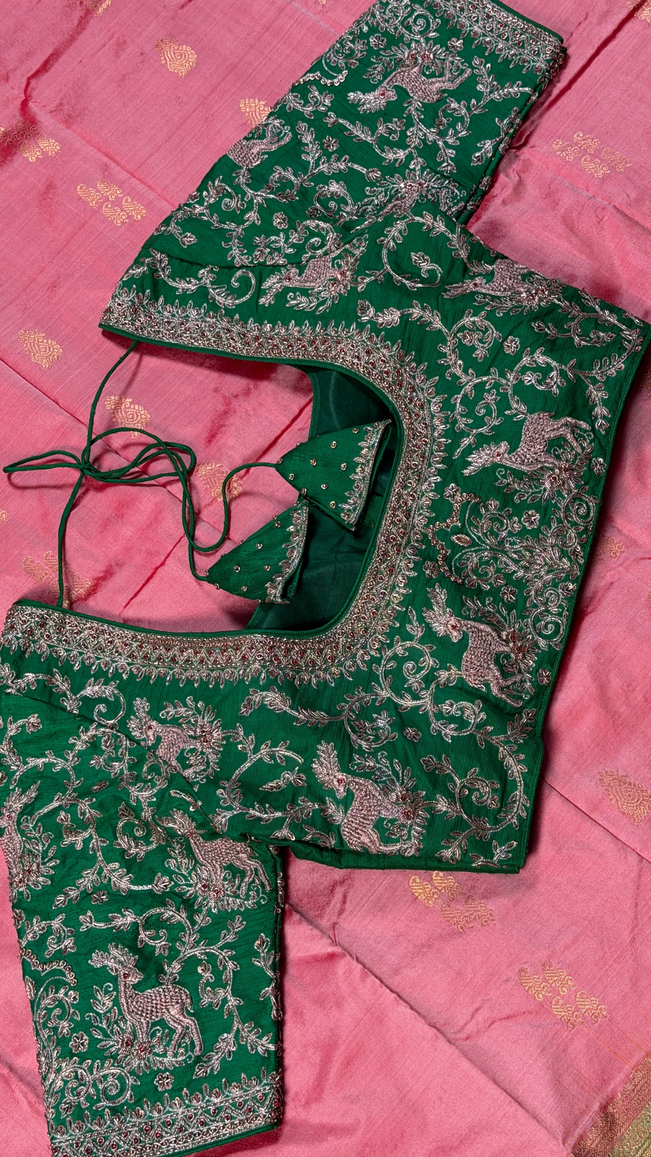 Forest Bloom Bridal Blouse