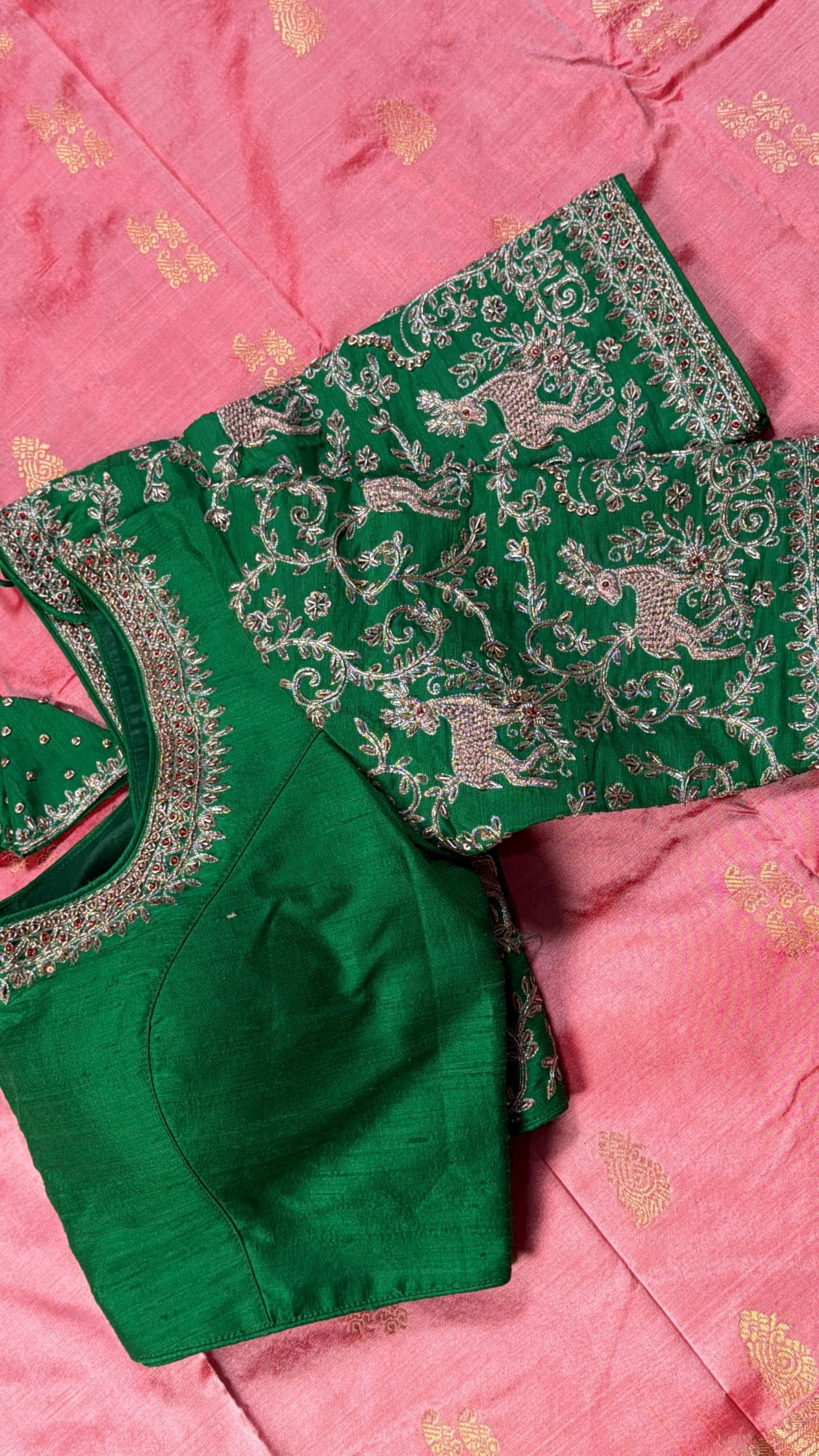 Forest Bloom Bridal Blouse