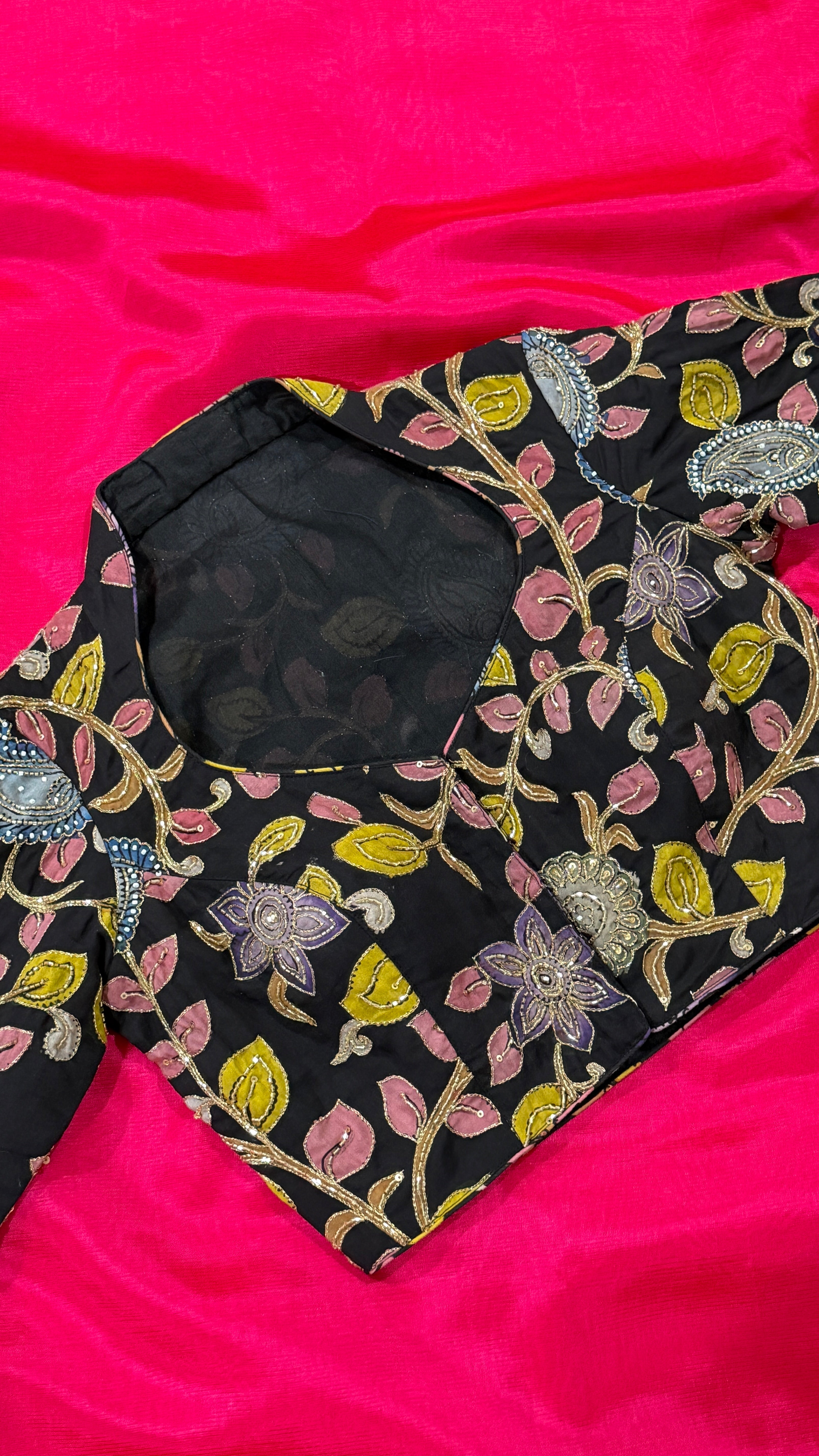 Black Pen-Kalamkari Blouse