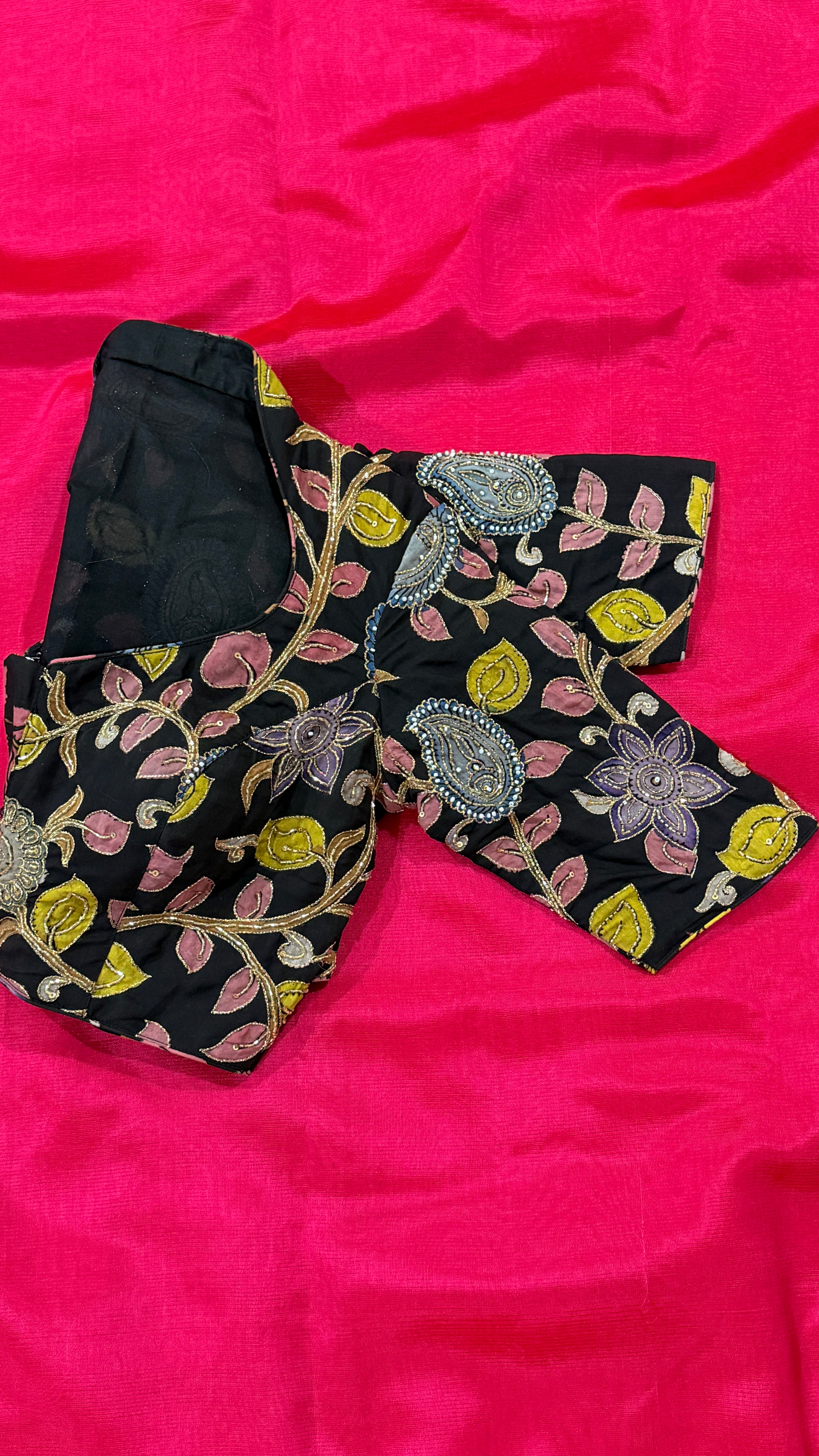 Black Pen-Kalamkari Blouse