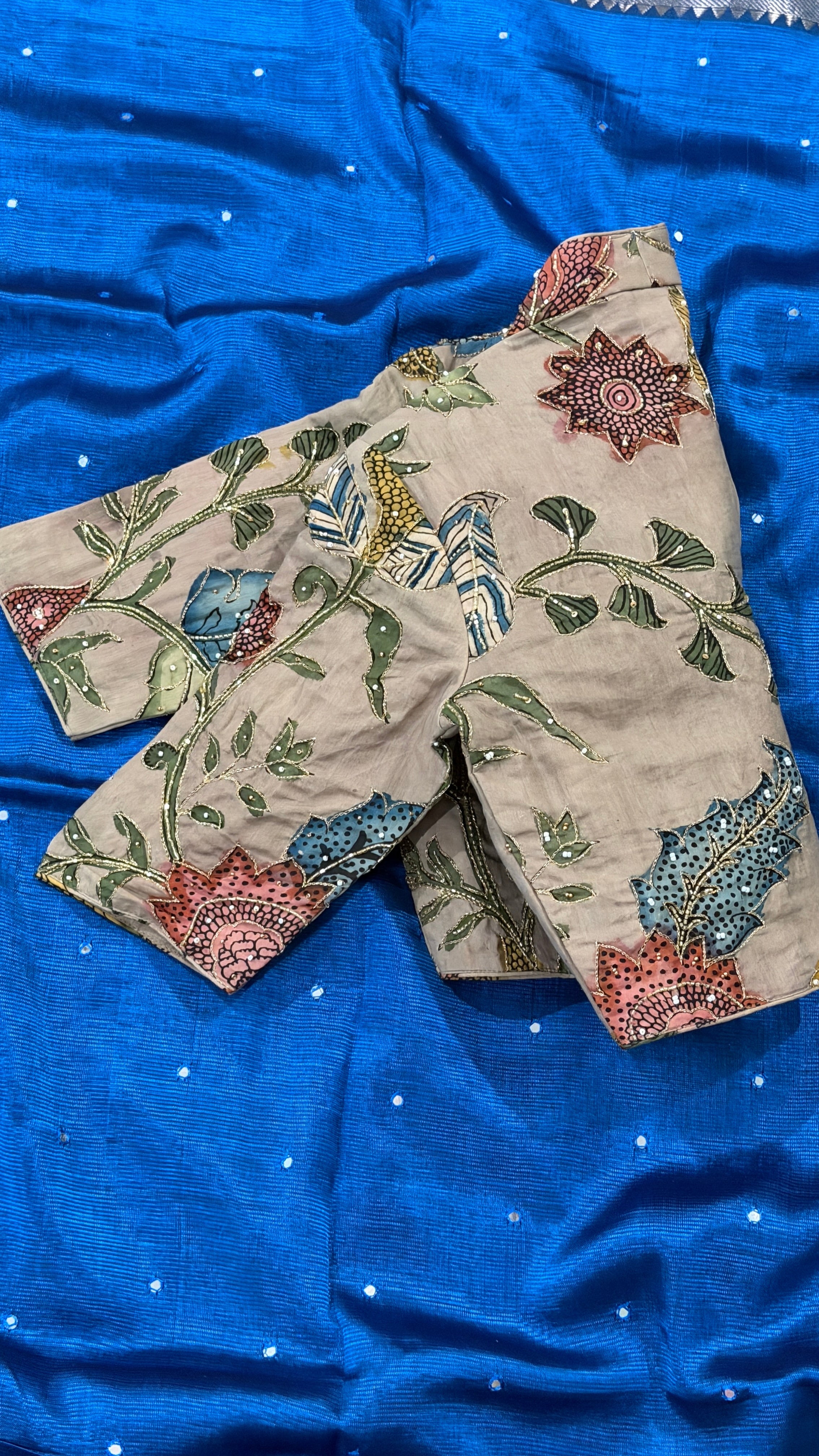 Slate Pen-Kalamkari Blouse