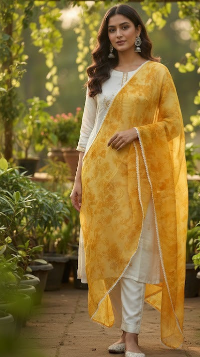 Sunshine Silk Suit Set