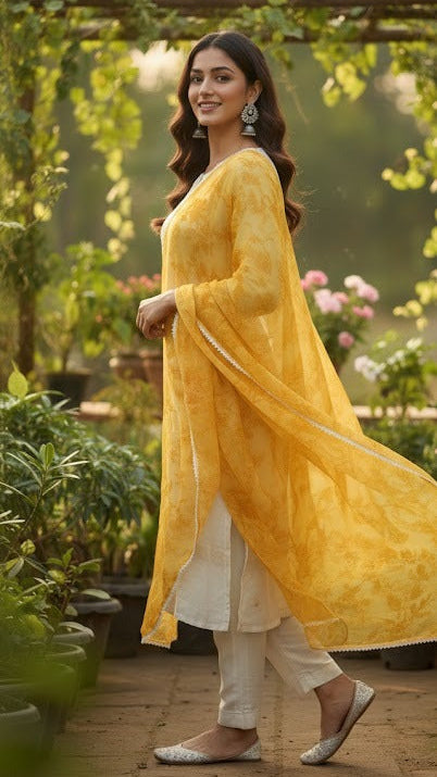 Sunshine Silk Suit Set