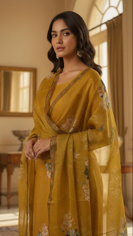 Mustard Garden Bloom Suit
