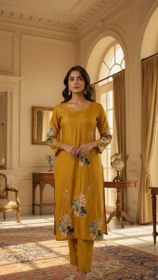 Mustard Garden Bloom Suit