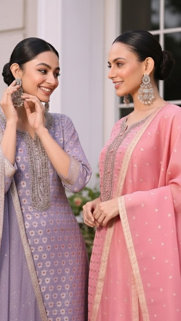 Banarasi Bloom Suit