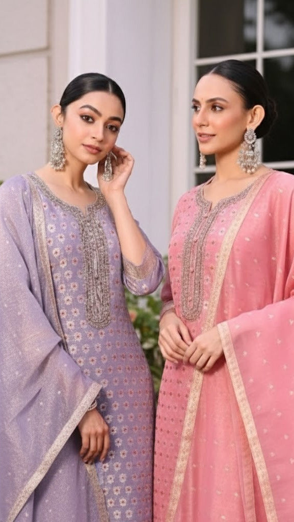 Banarasi Bloom Suit