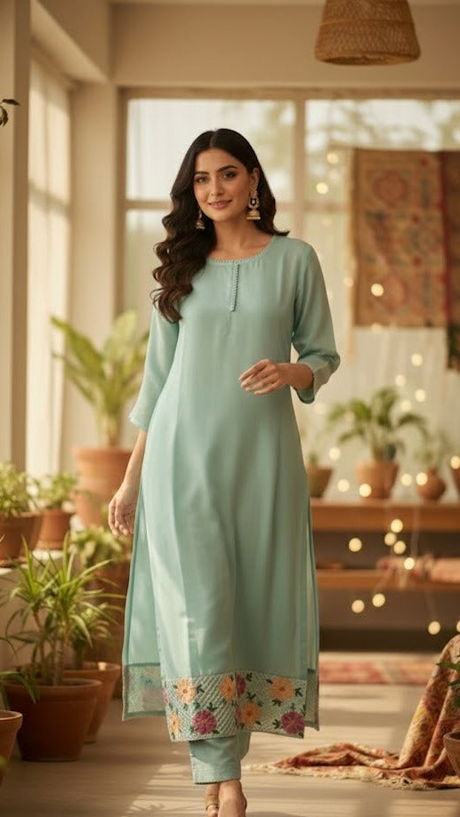 Mint Bloom Suit