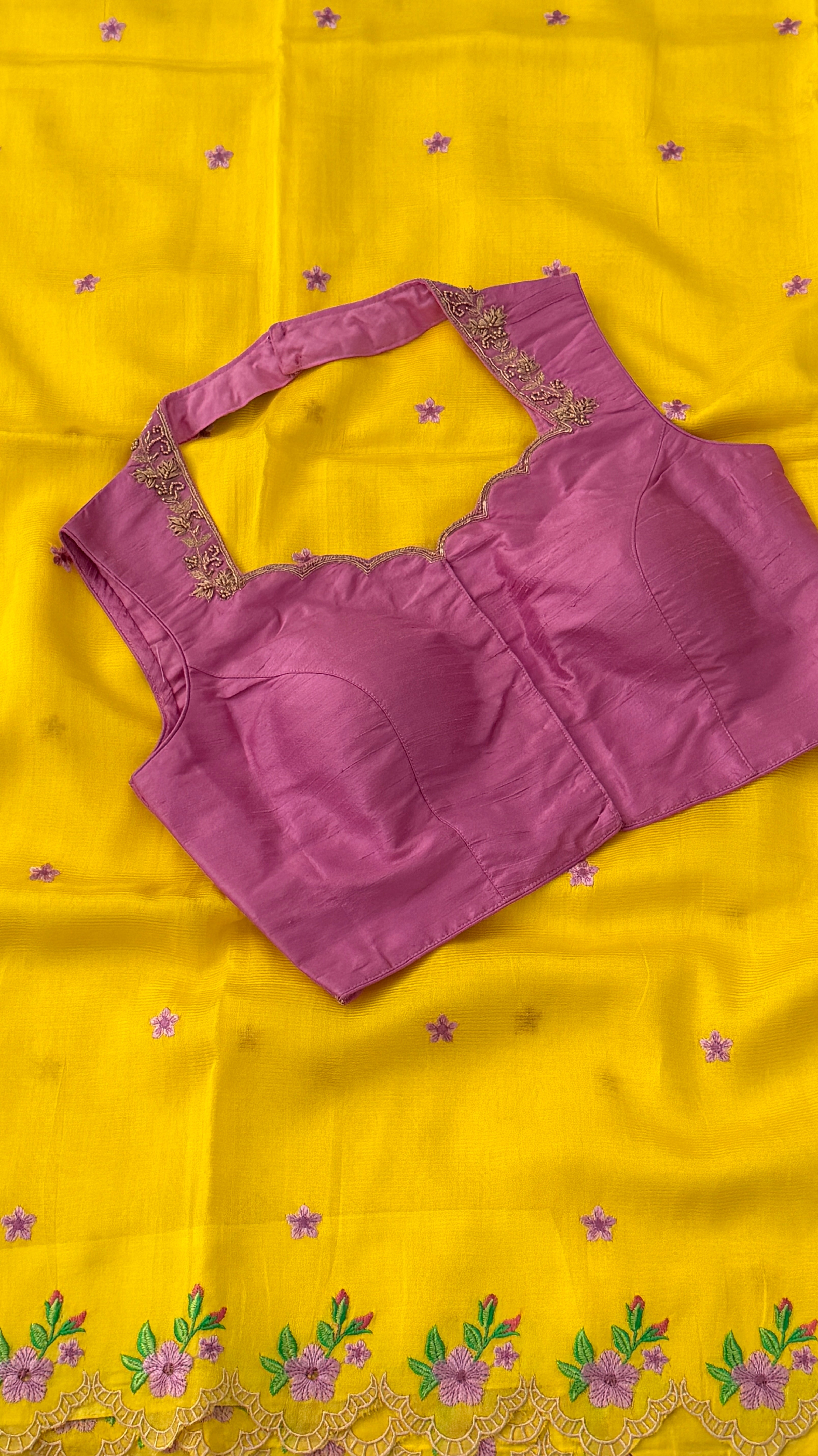 Lilac Sleeveless Petal Blouse