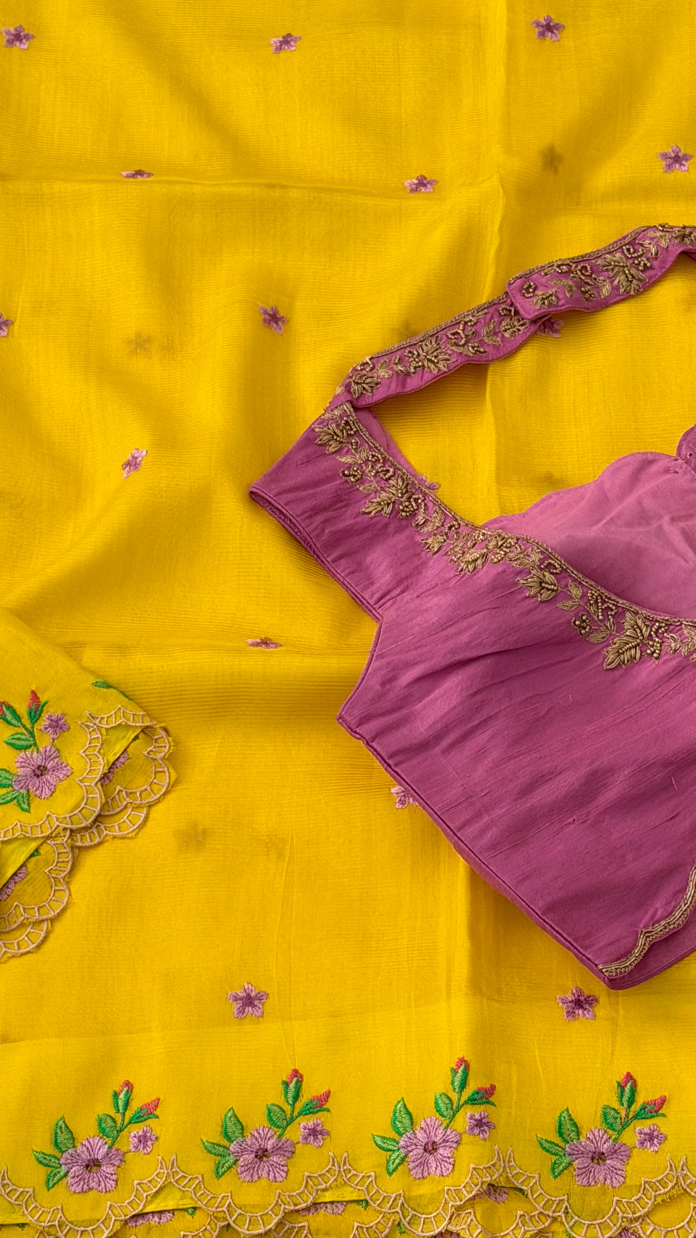 Lilac Sleeveless Petal Blouse