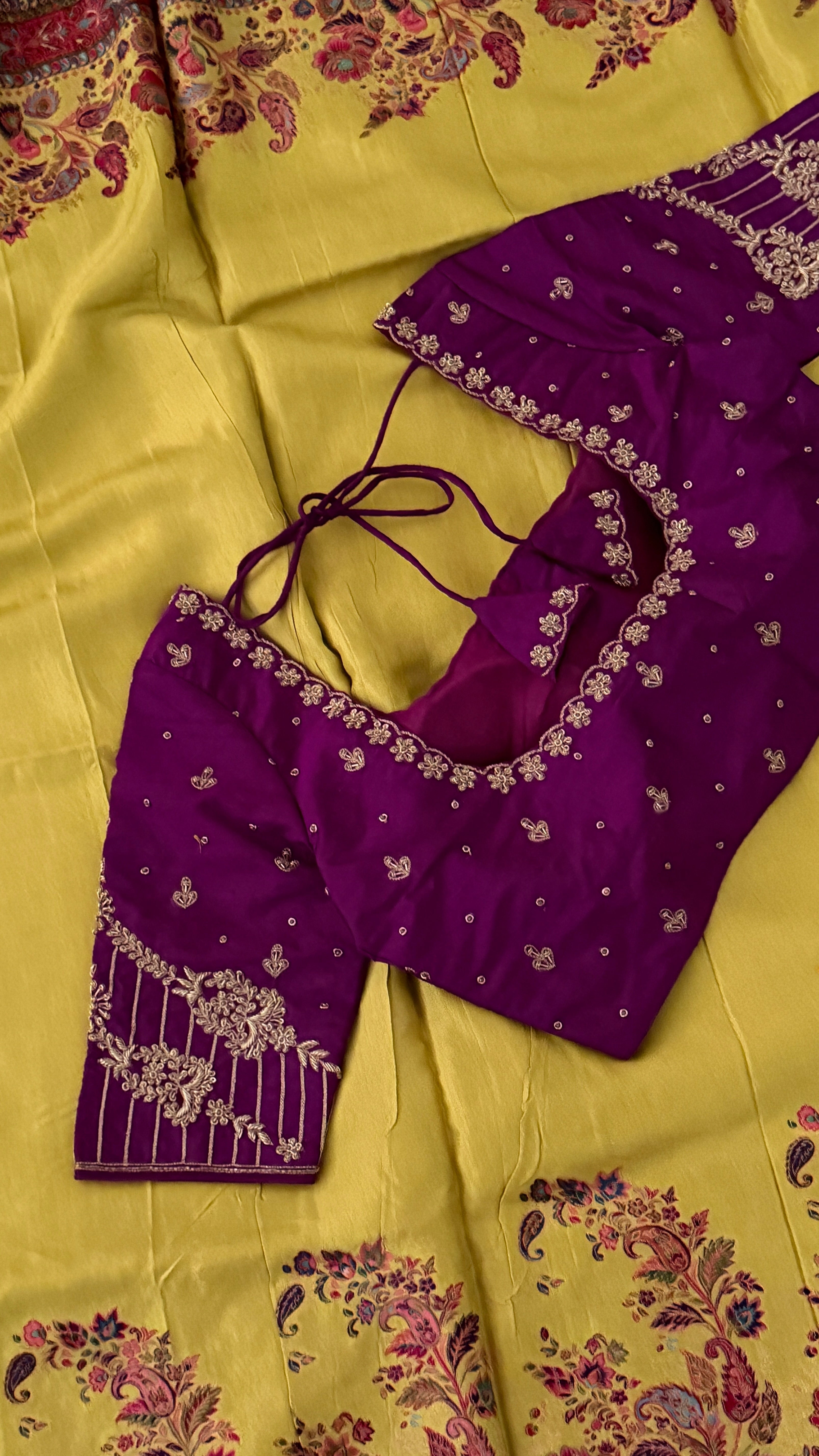 Purple Gulkaar Blouse