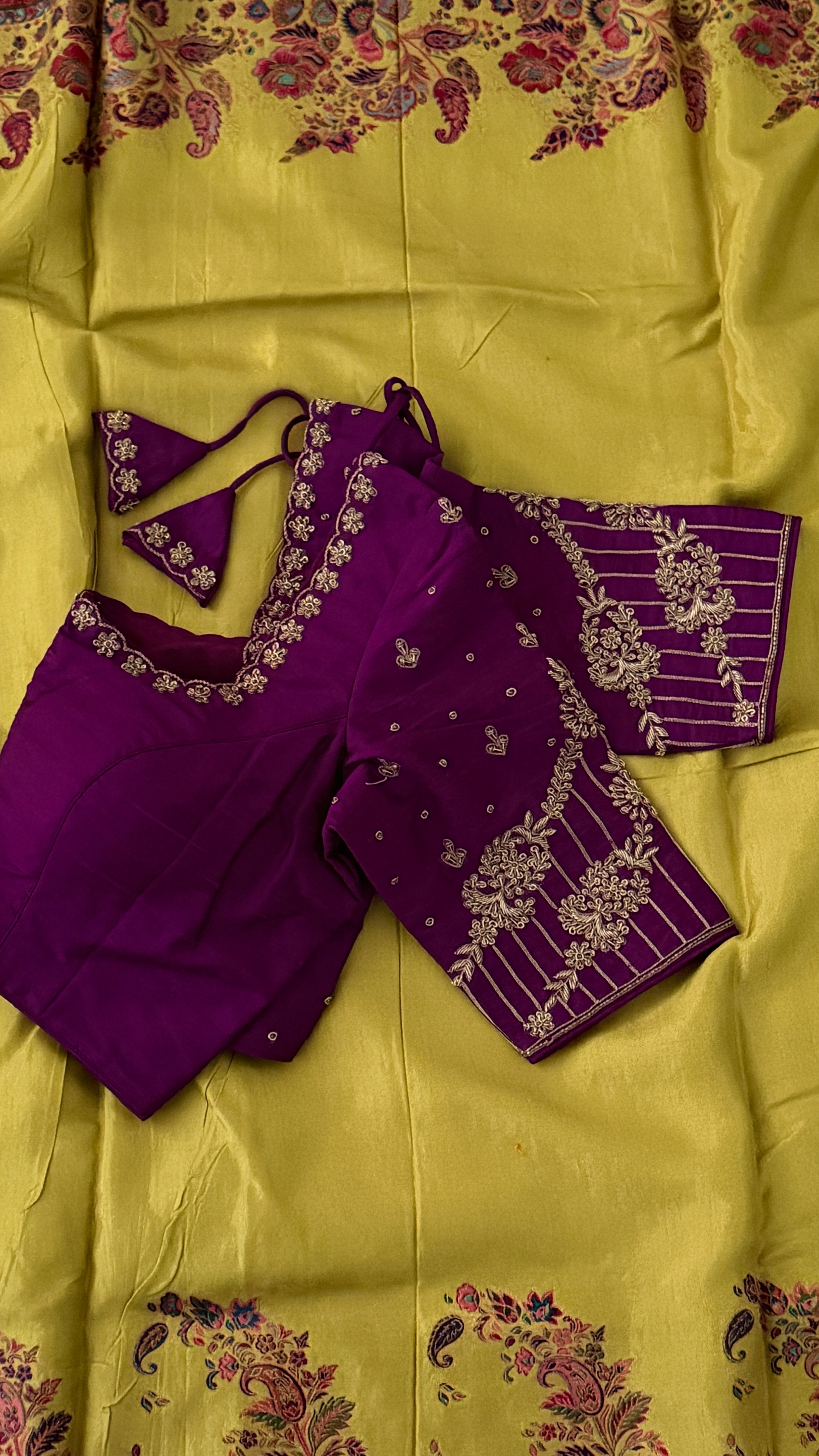 Purple Gulkaar Blouse