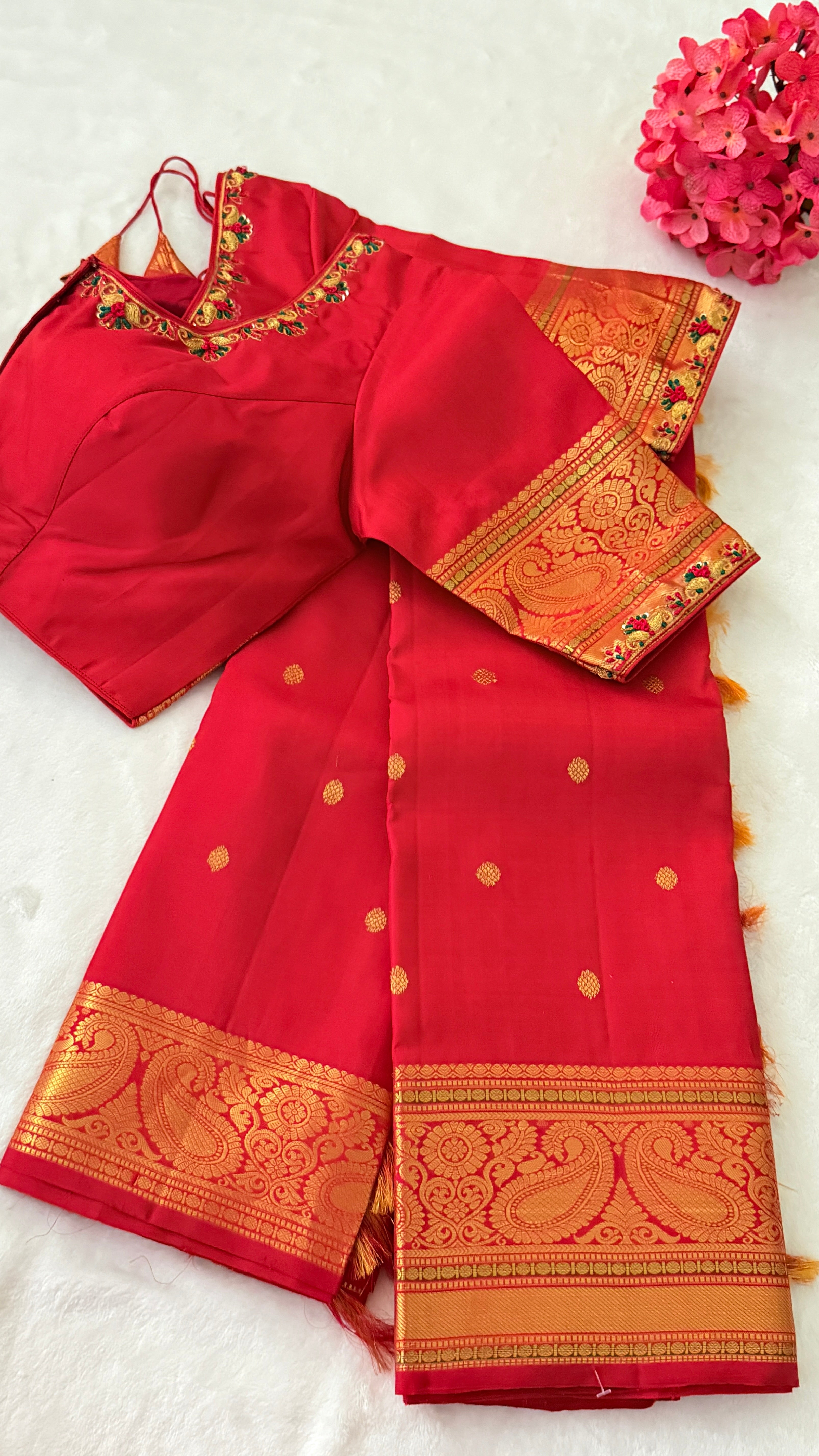 Red Kanchipuram Silk Saree