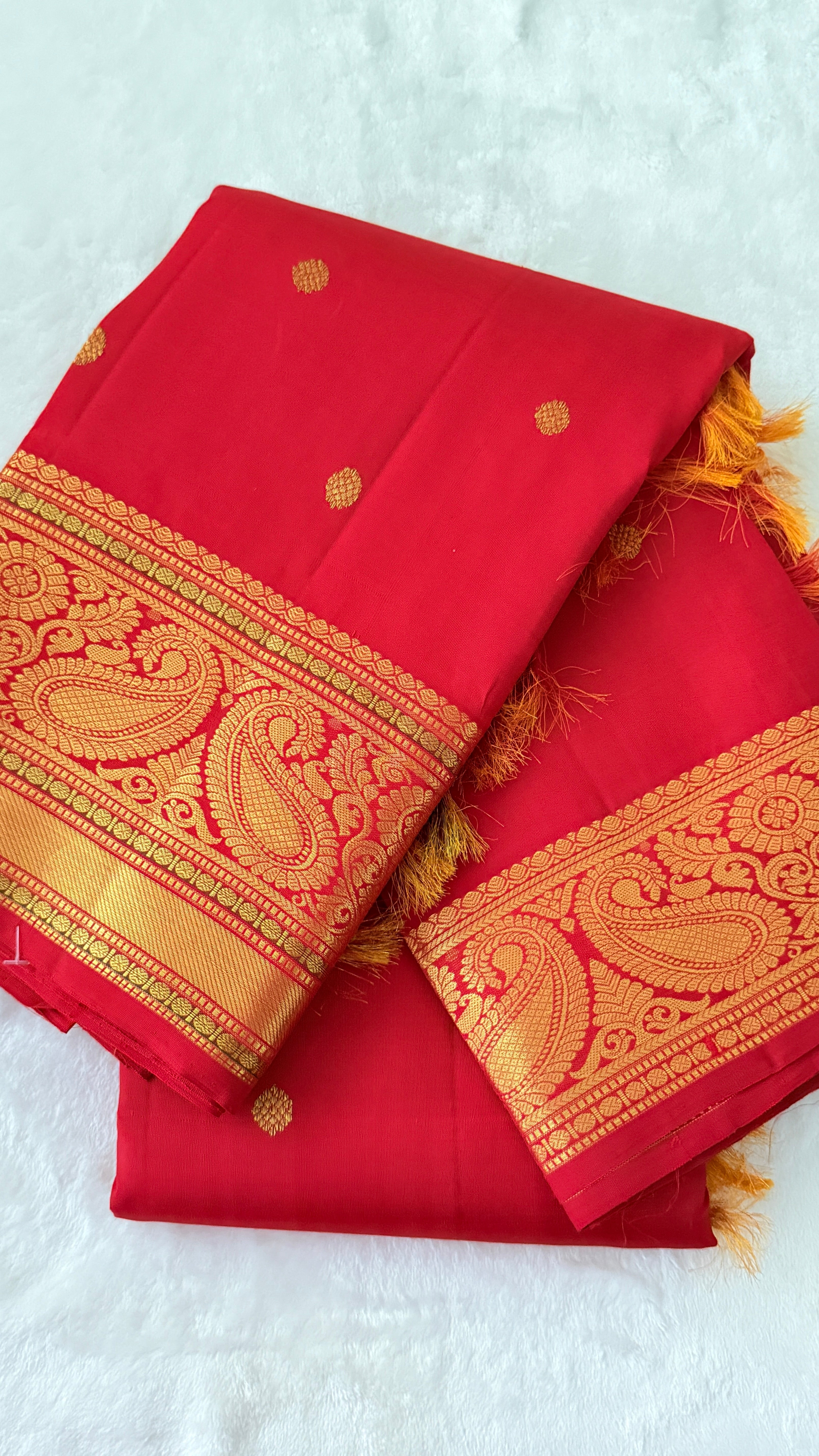 Red Kanchipuram Silk Saree