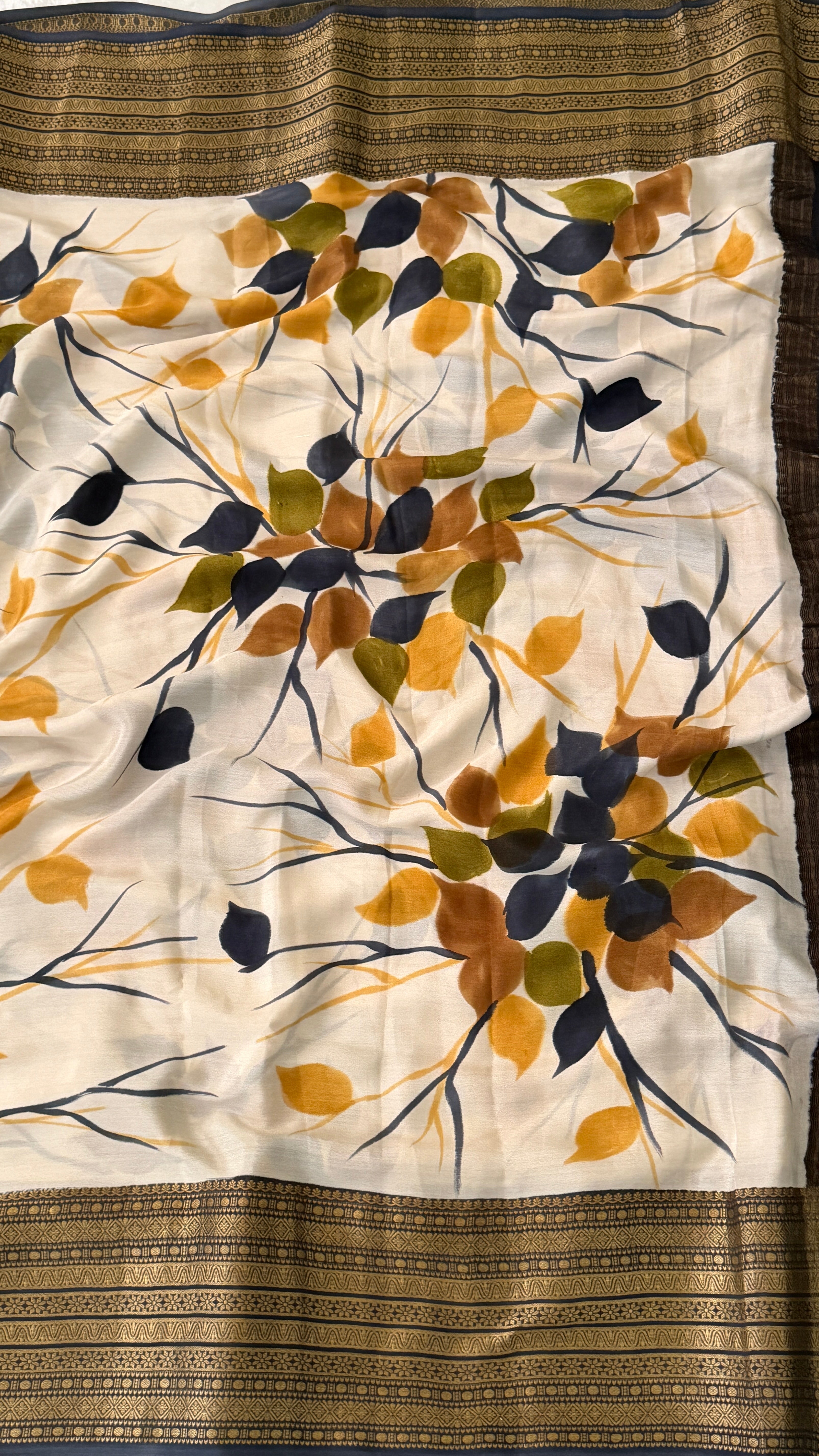 Floral Mysore Silk Saree