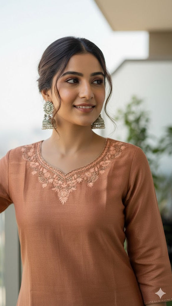 Bronze Blush Suit