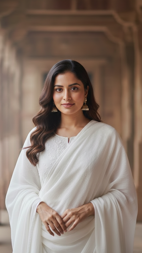 White Grace Sharara Suit