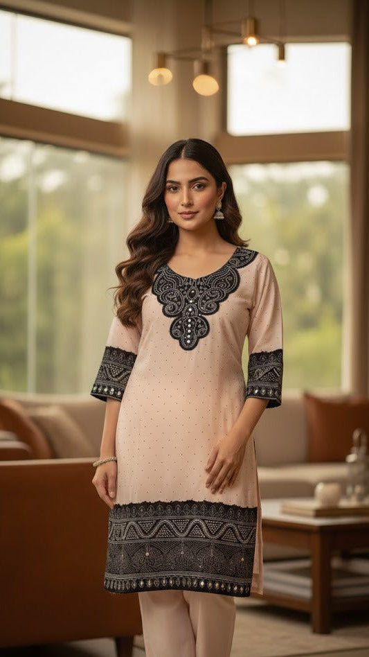 Noir Ivory Elegance Suit