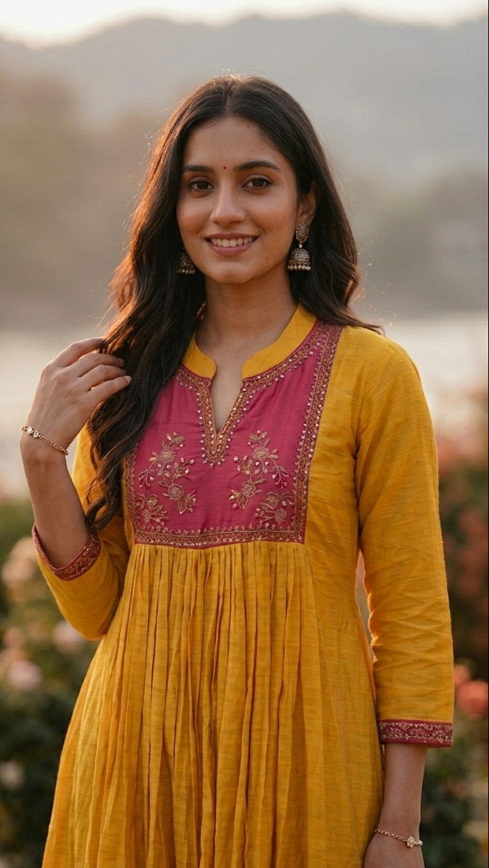 Gulabi Kesar Suit