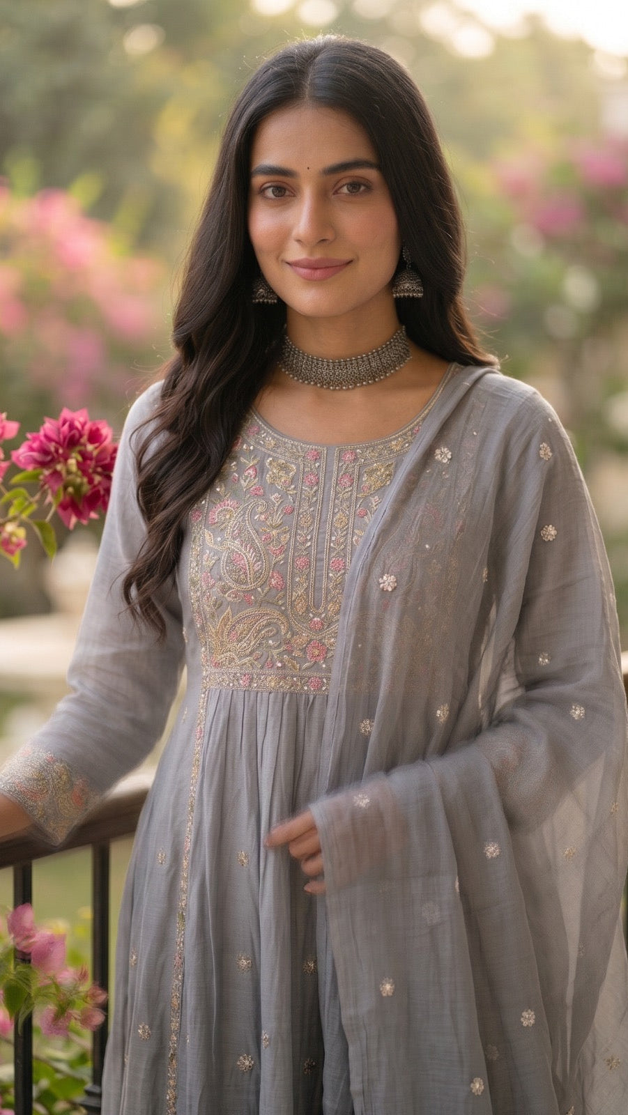 Moonflower Grey Suit