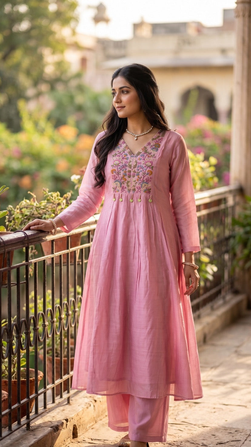 Gulabi Wildflower Suit