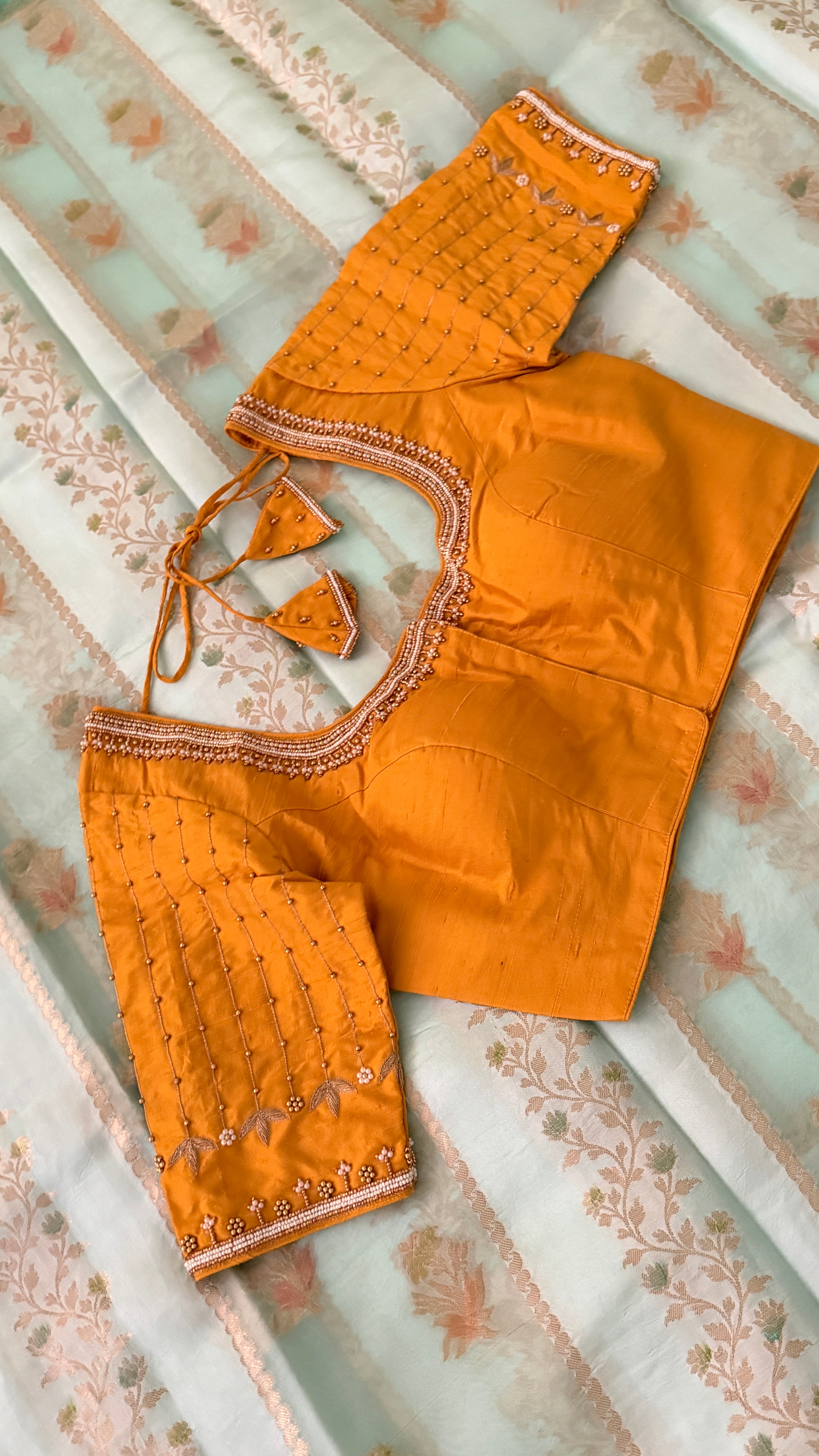Mustard Vine Drop Blouse