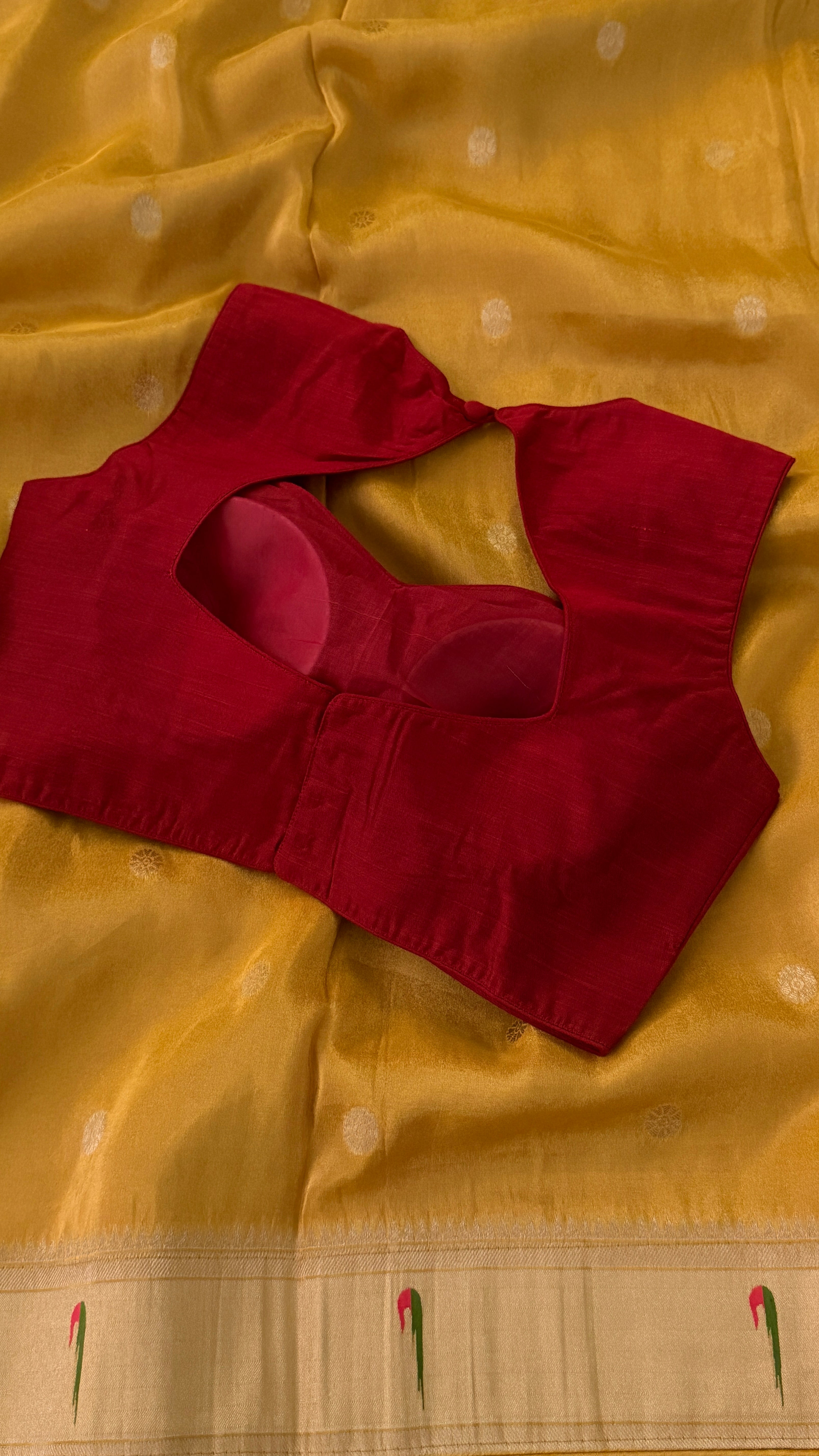 Maroon Sleeveless Blouse