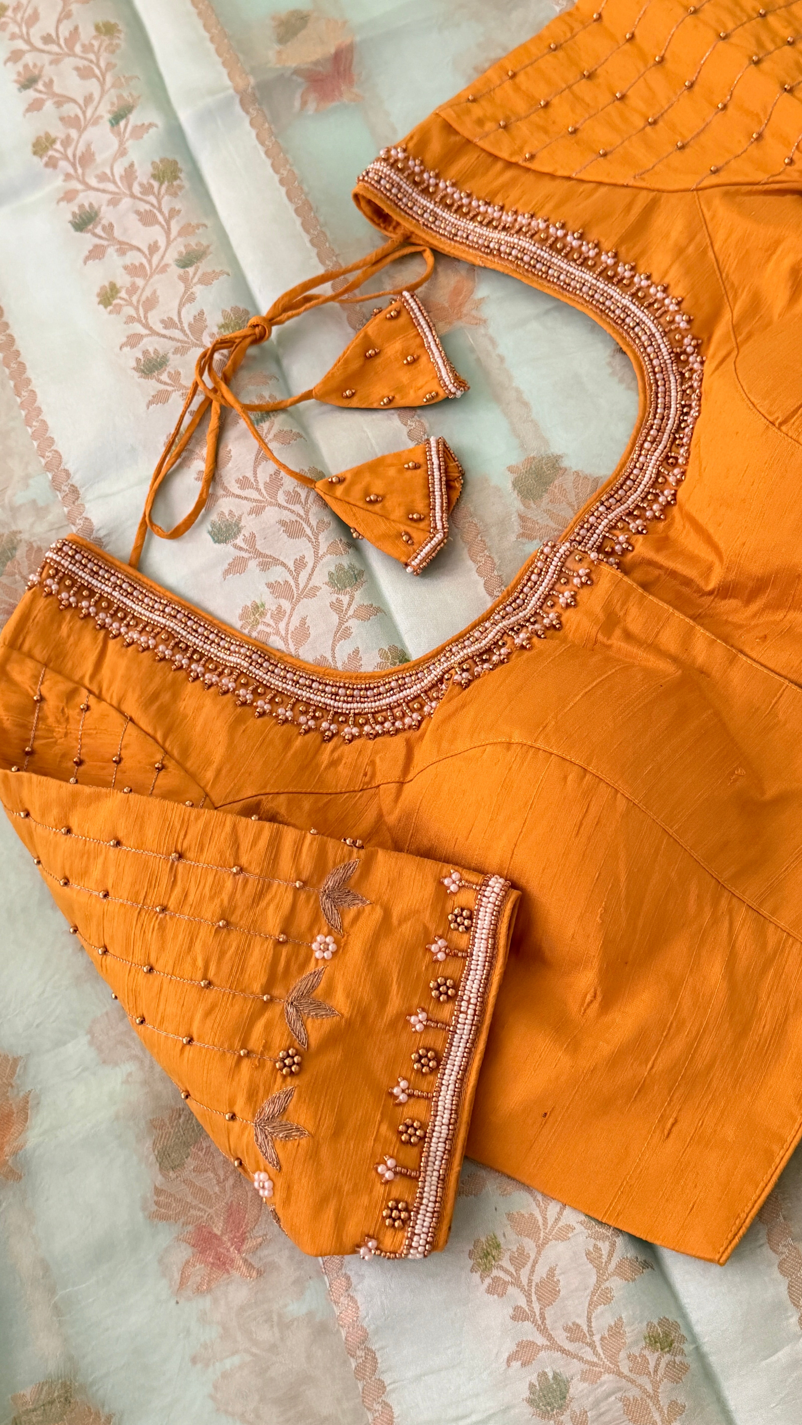 Mustard Vine Drop Blouse