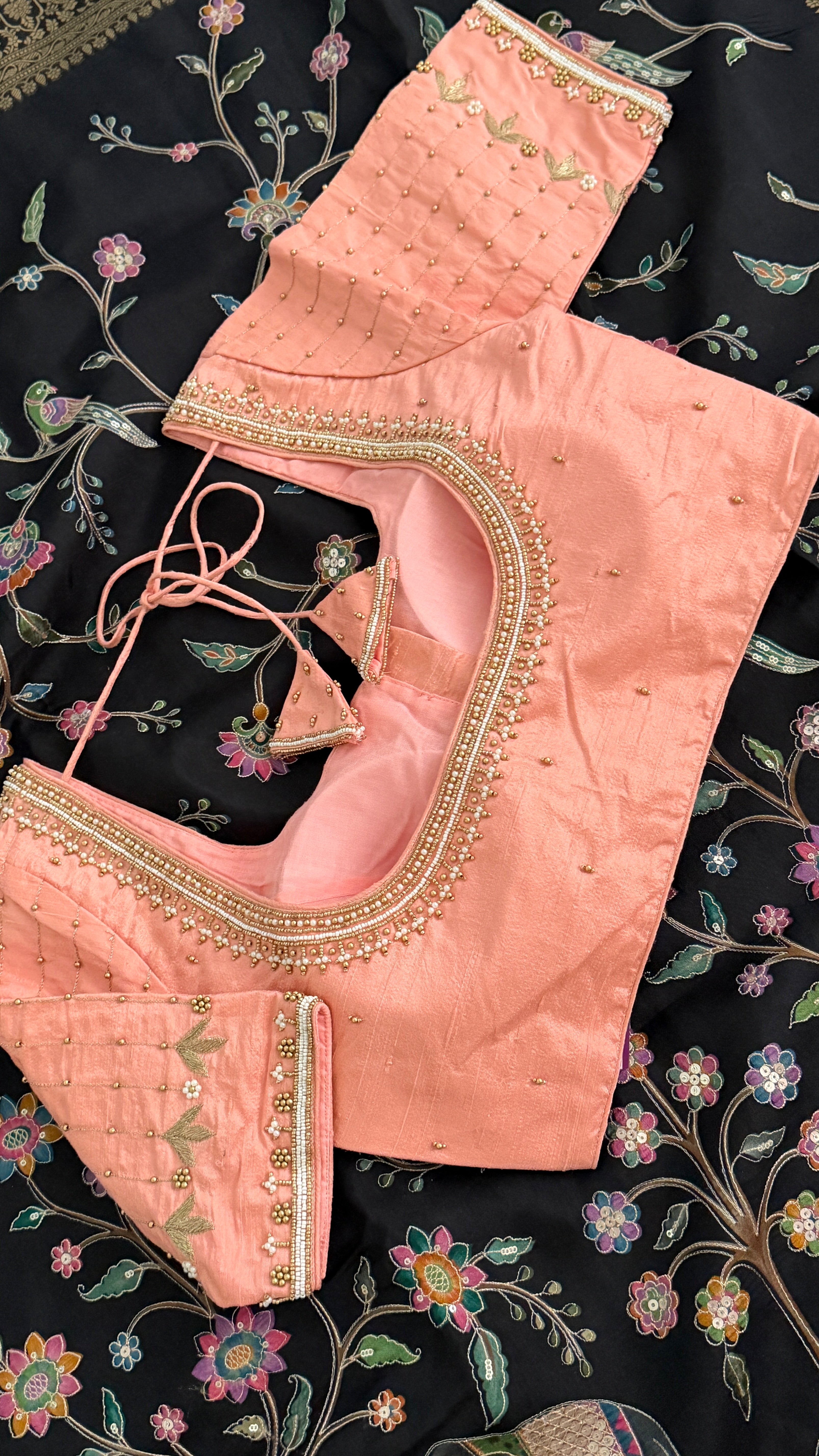 Peach Vine Drop Blouse