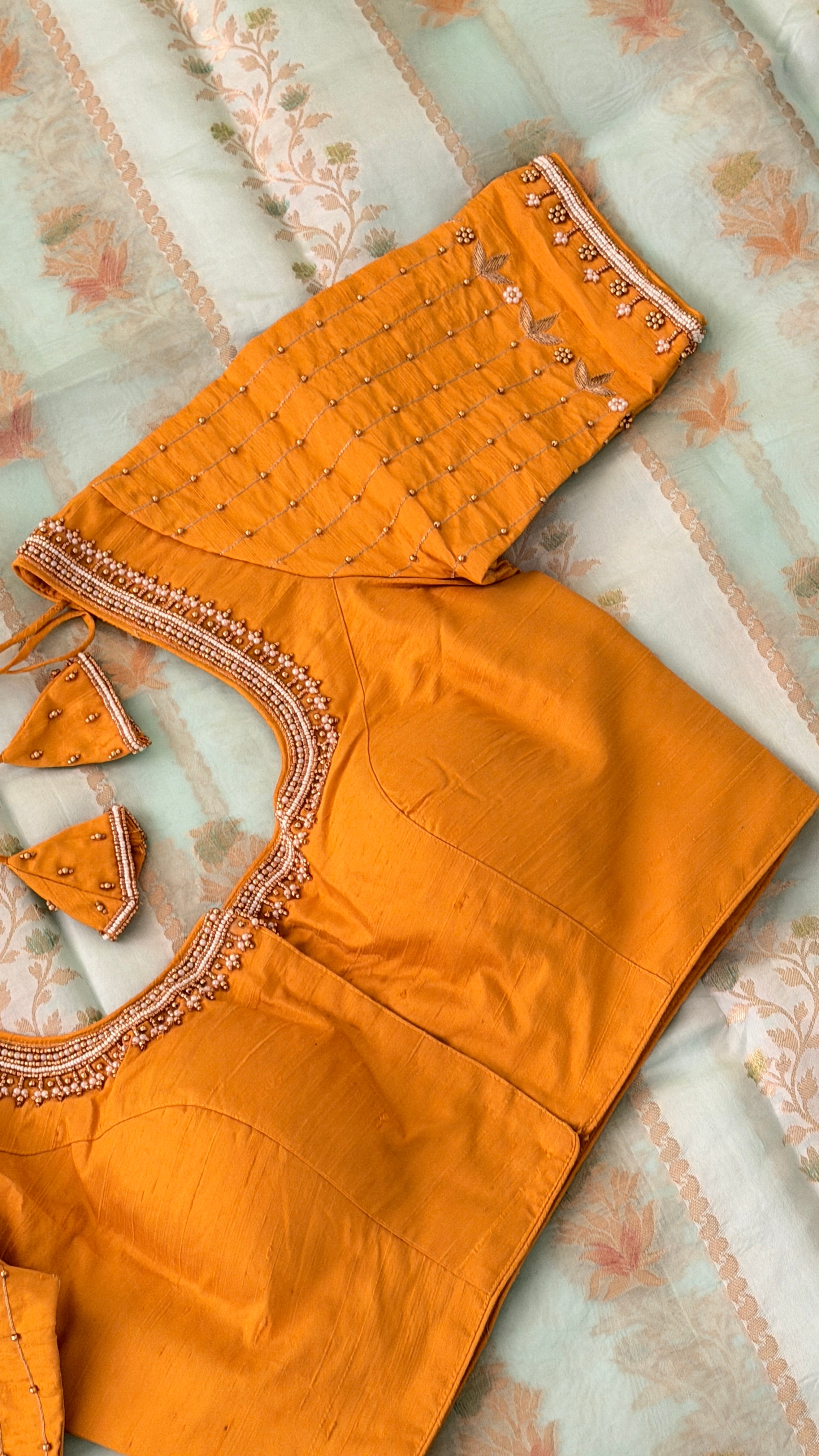 Mustard Vine Drop Blouse