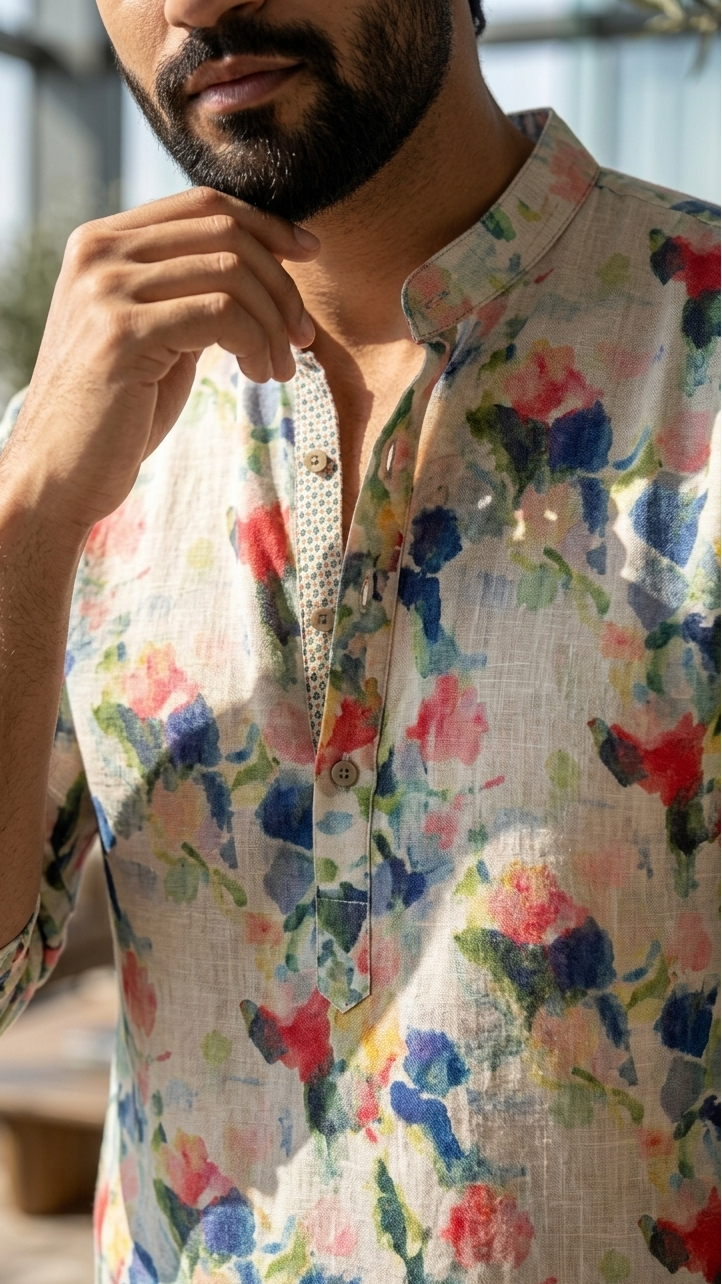 Multicolor Kurta Set