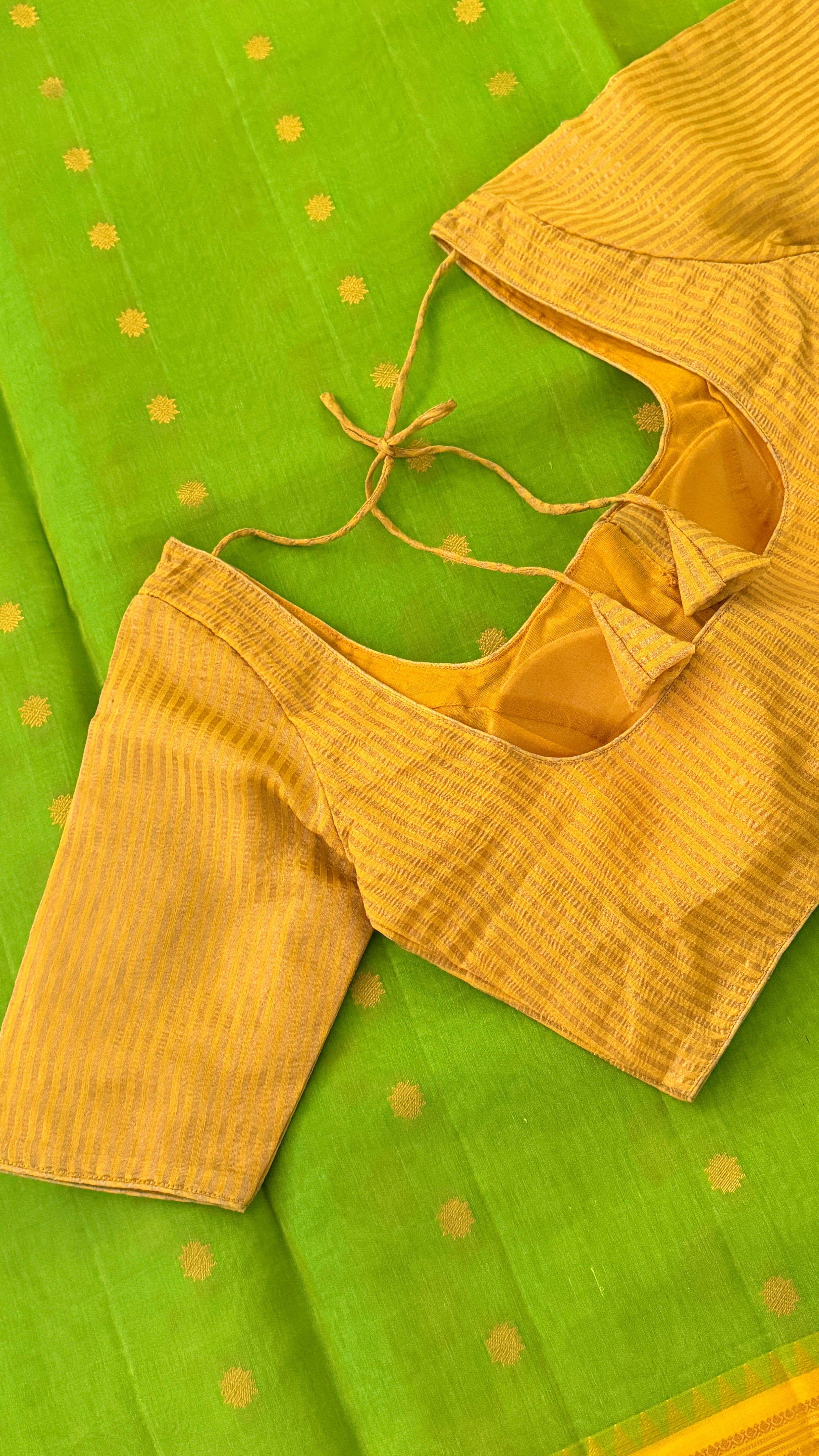Yellow & Gold Stripe Blouse