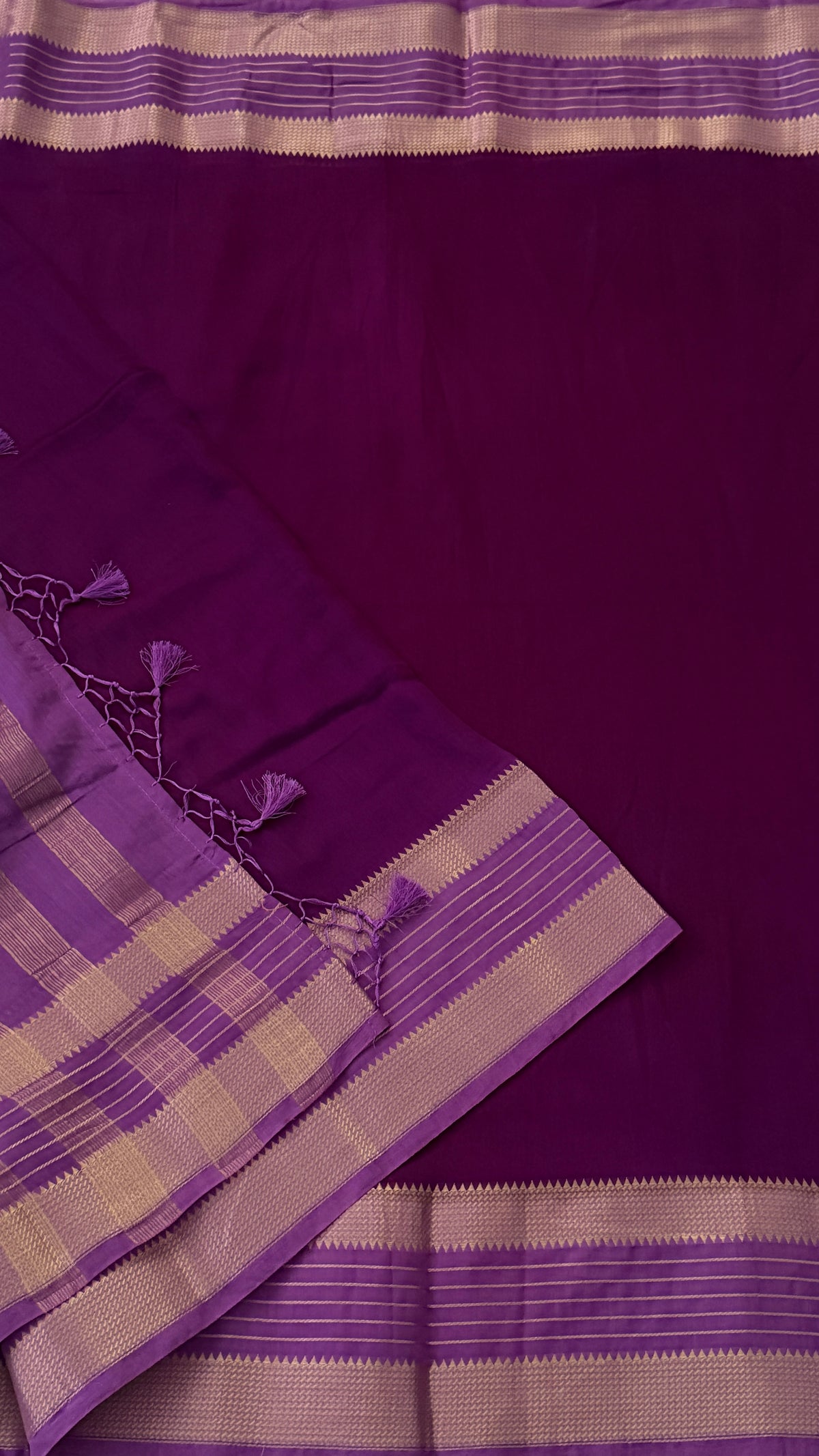 Violet Soft Cotton Saree