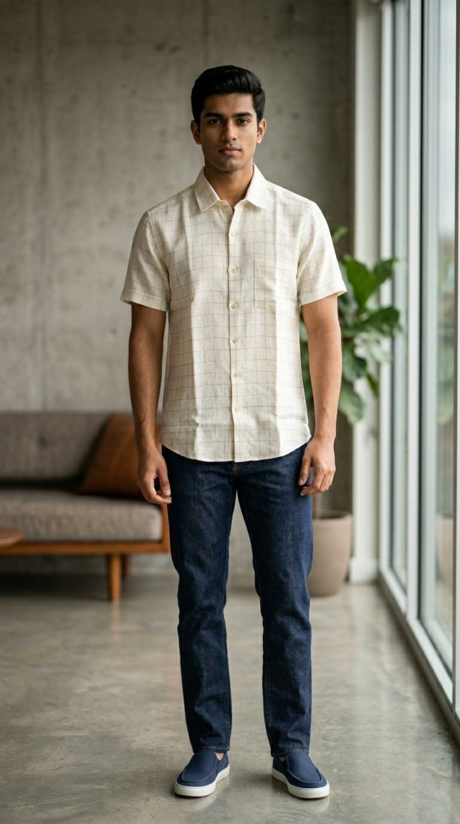 Off White Linen Shirt