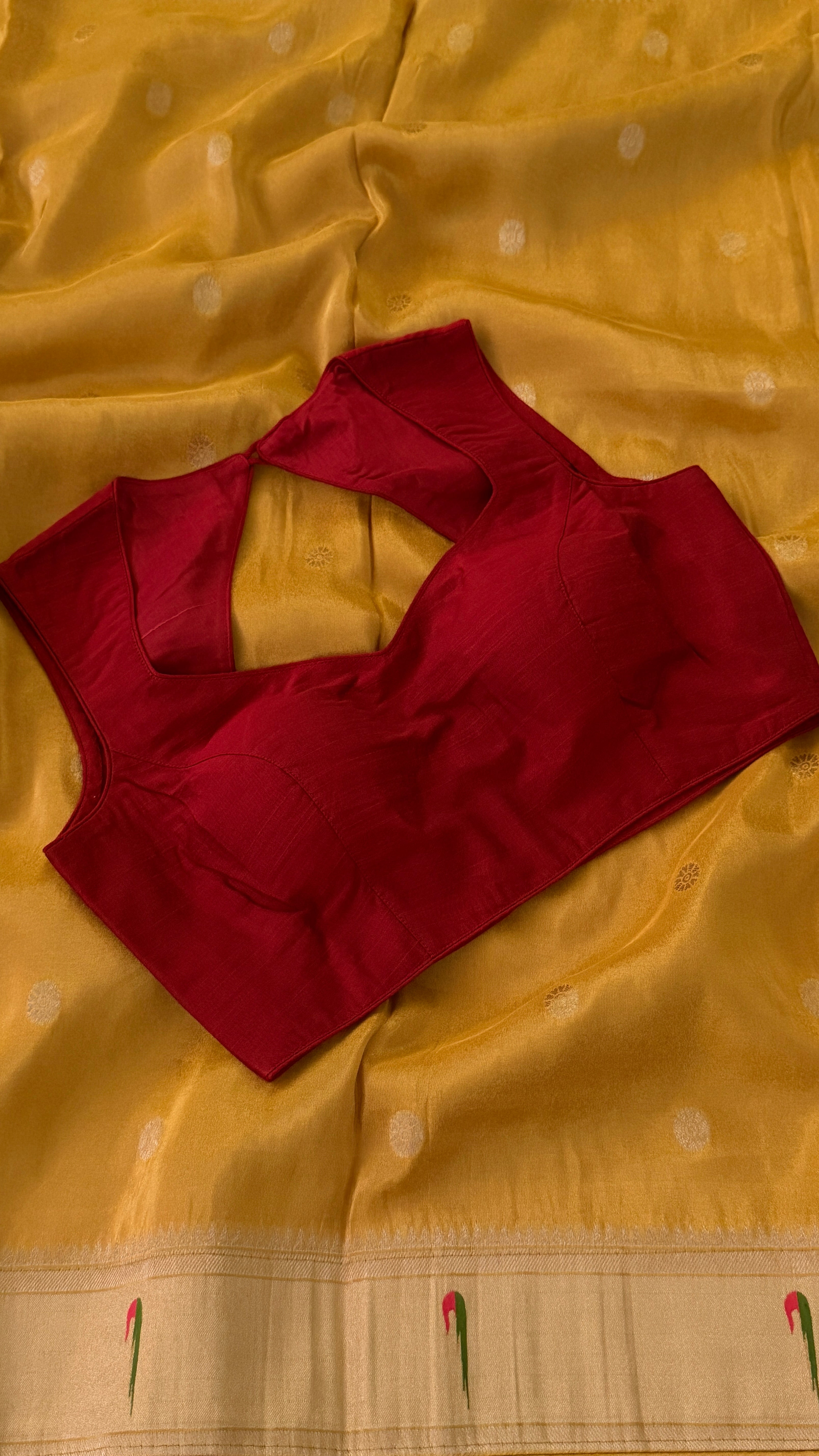 Maroon Sleeveless Blouse