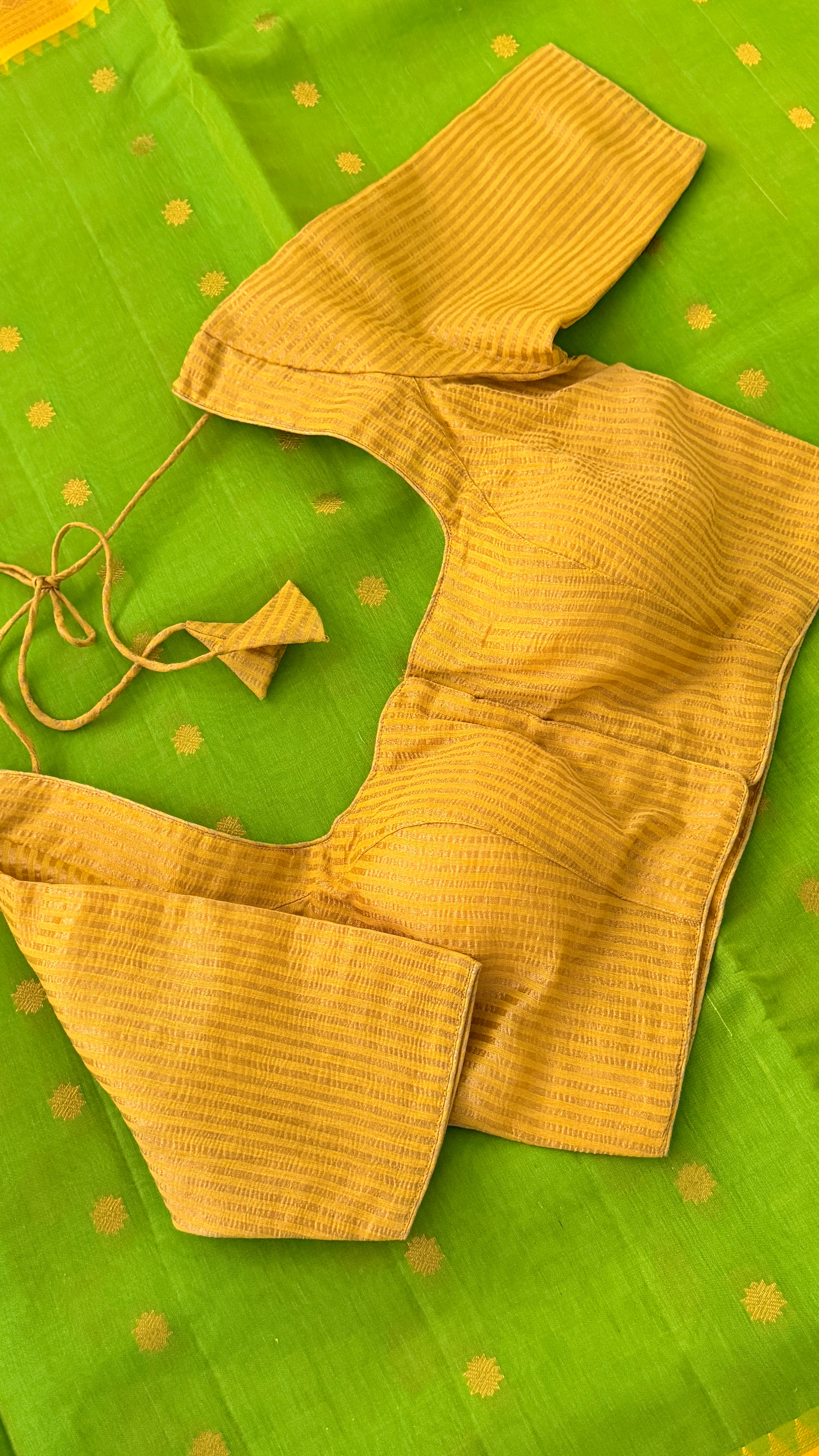Yellow & Gold Stripe Blouse