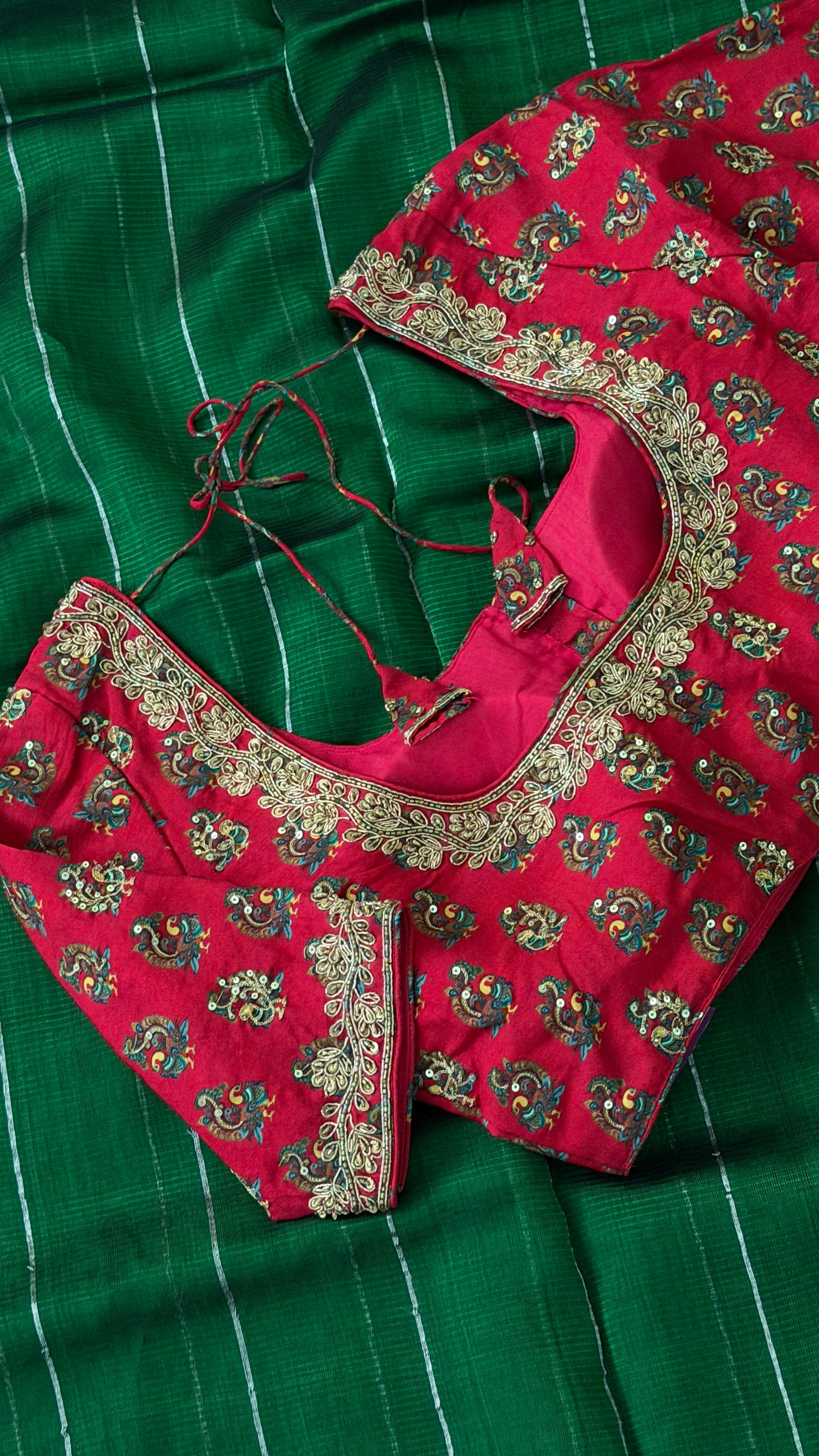 Rani Pink Printed Floral Blouse