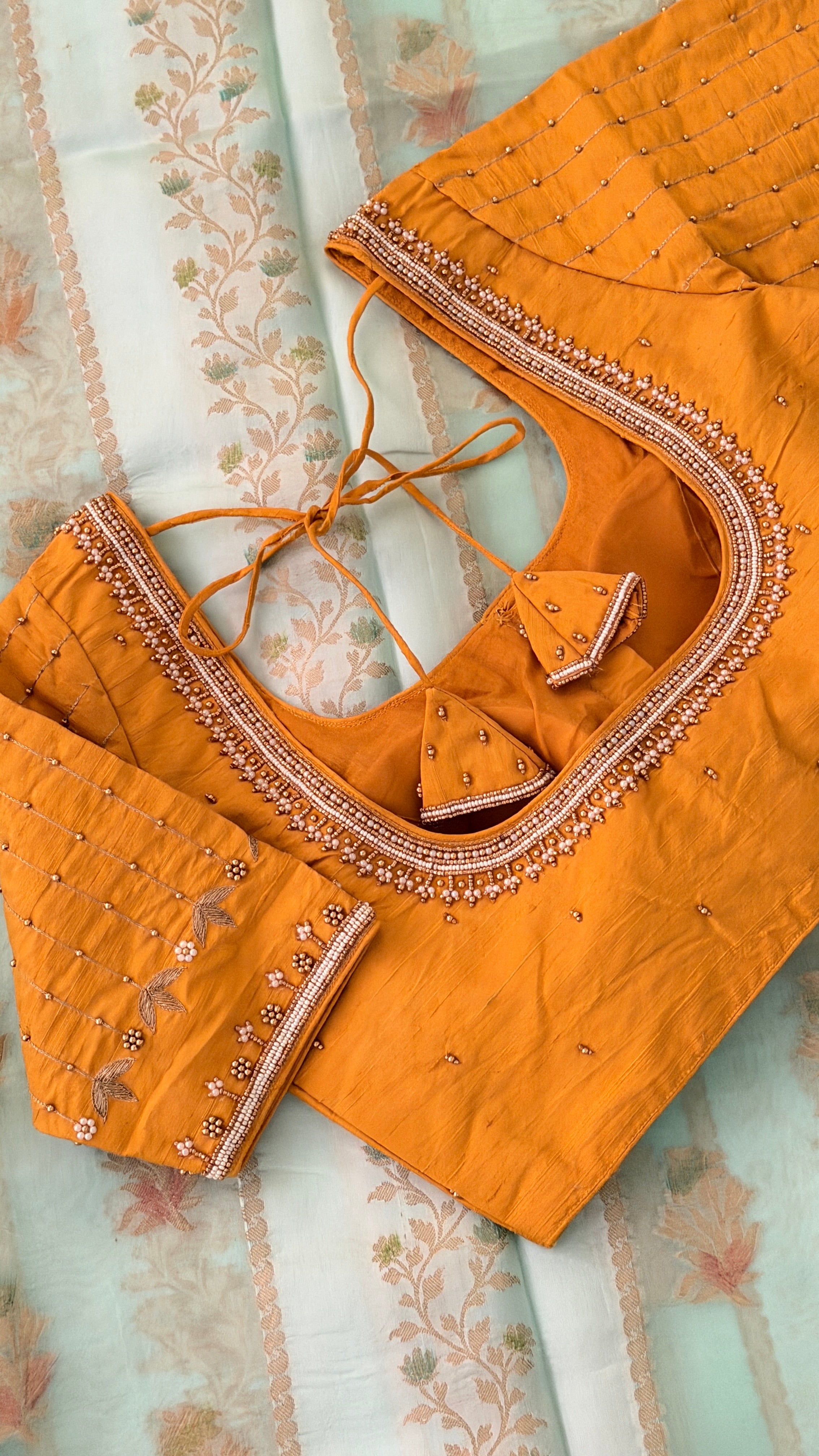 Mustard Vine Drop Blouse
