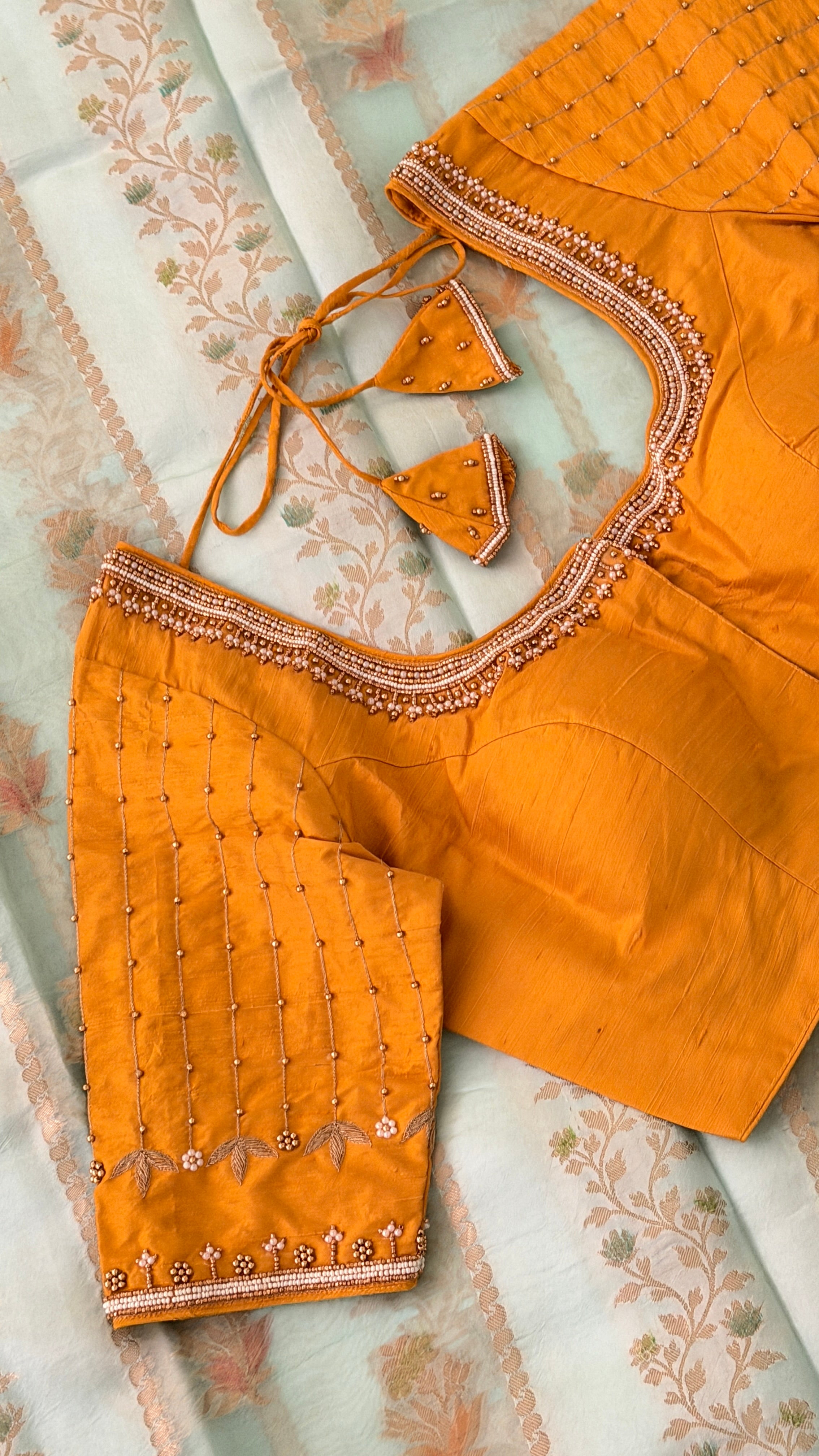 Mustard Vine Drop Blouse