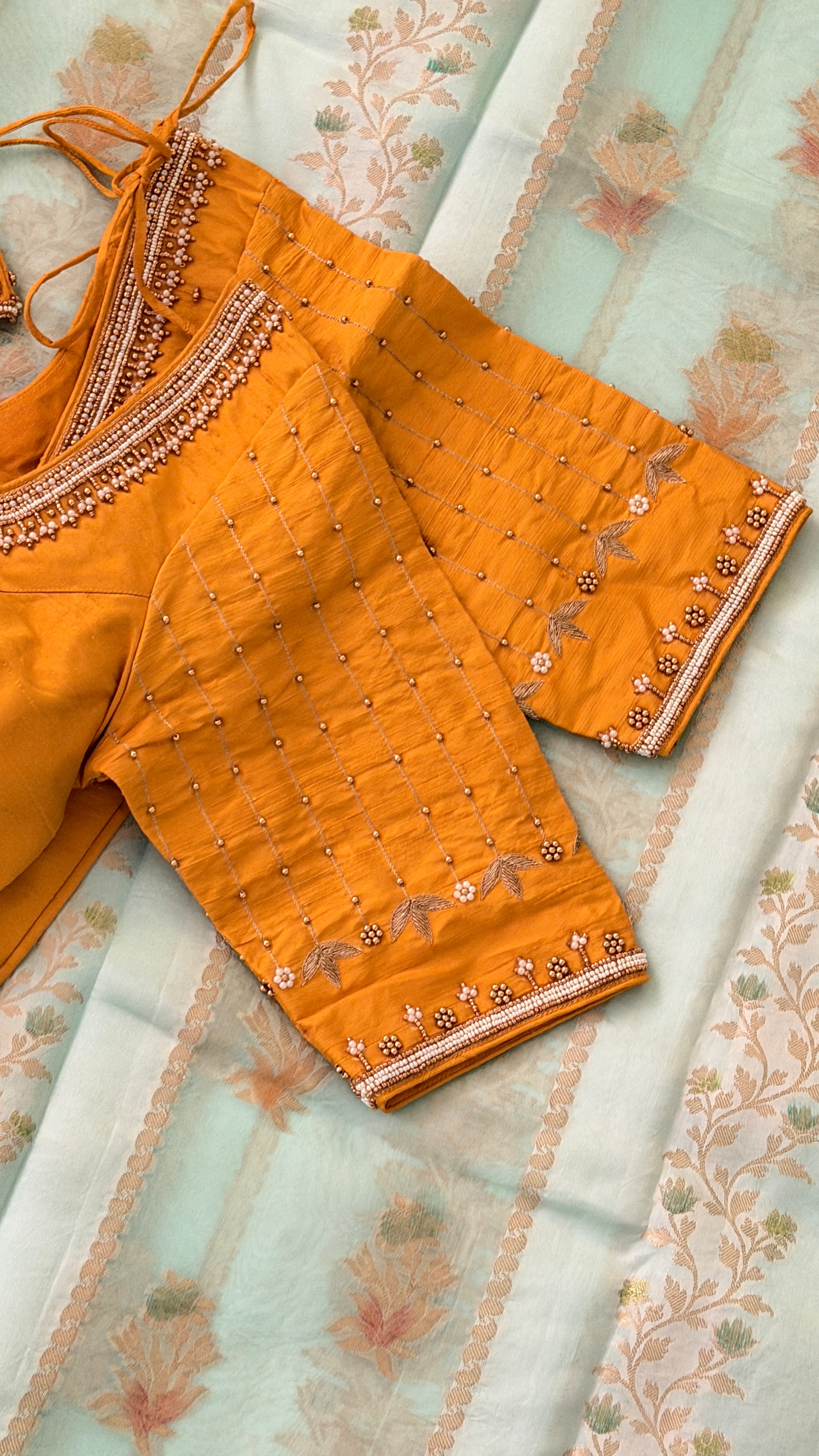 Mustard Vine Drop Blouse