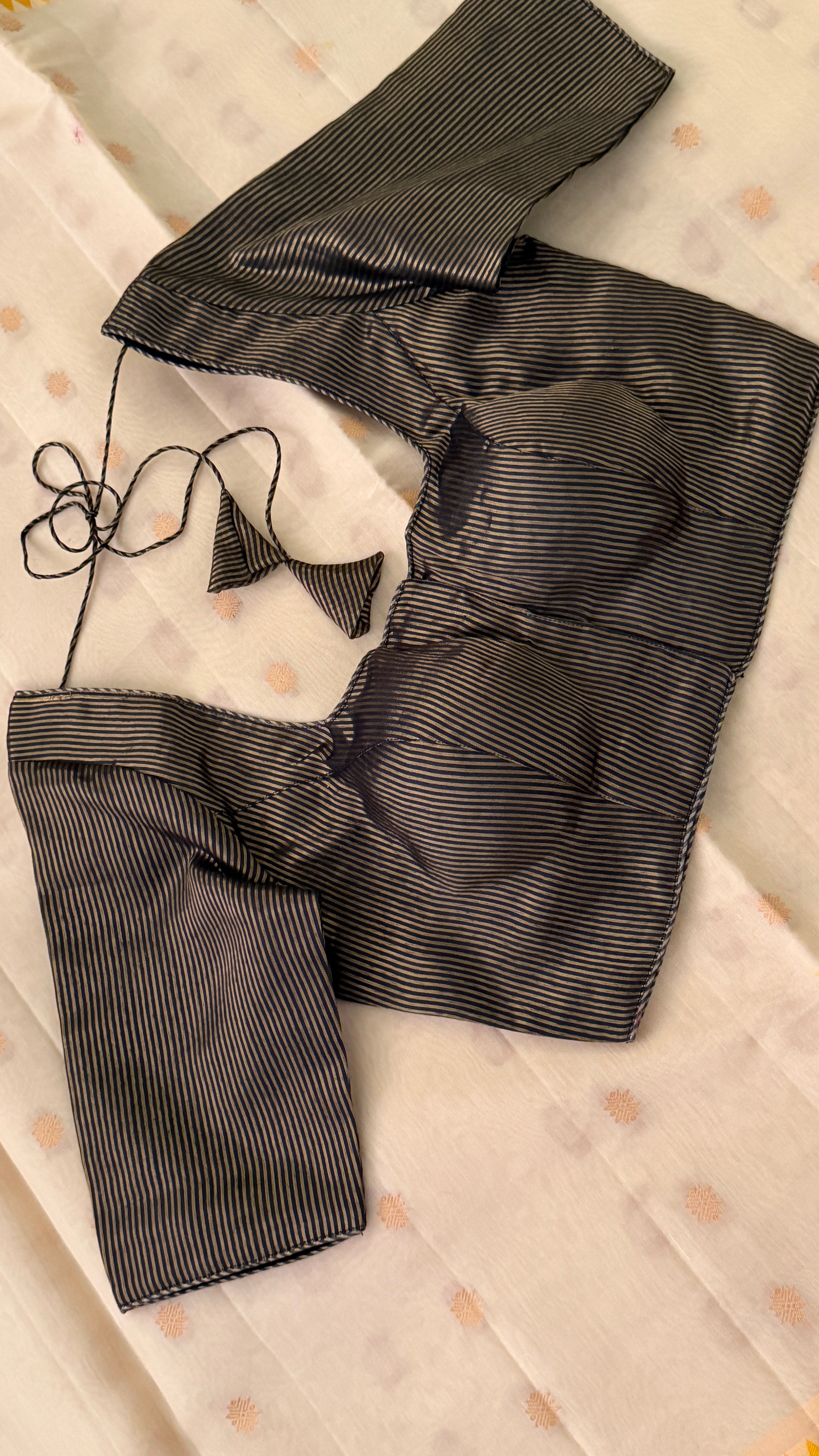 Black & Gold Stripe Blouse