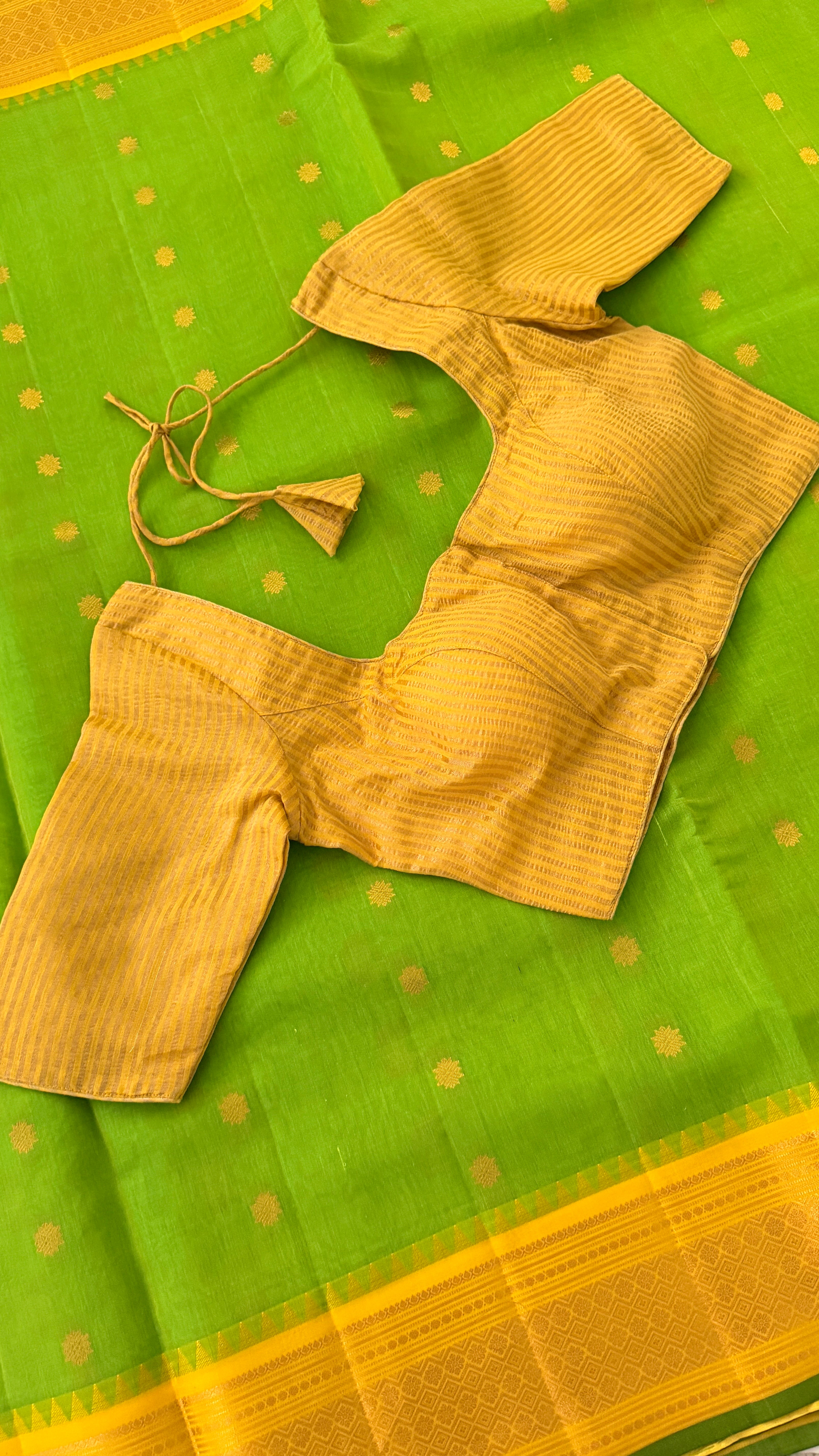 Yellow & Gold Stripe Blouse