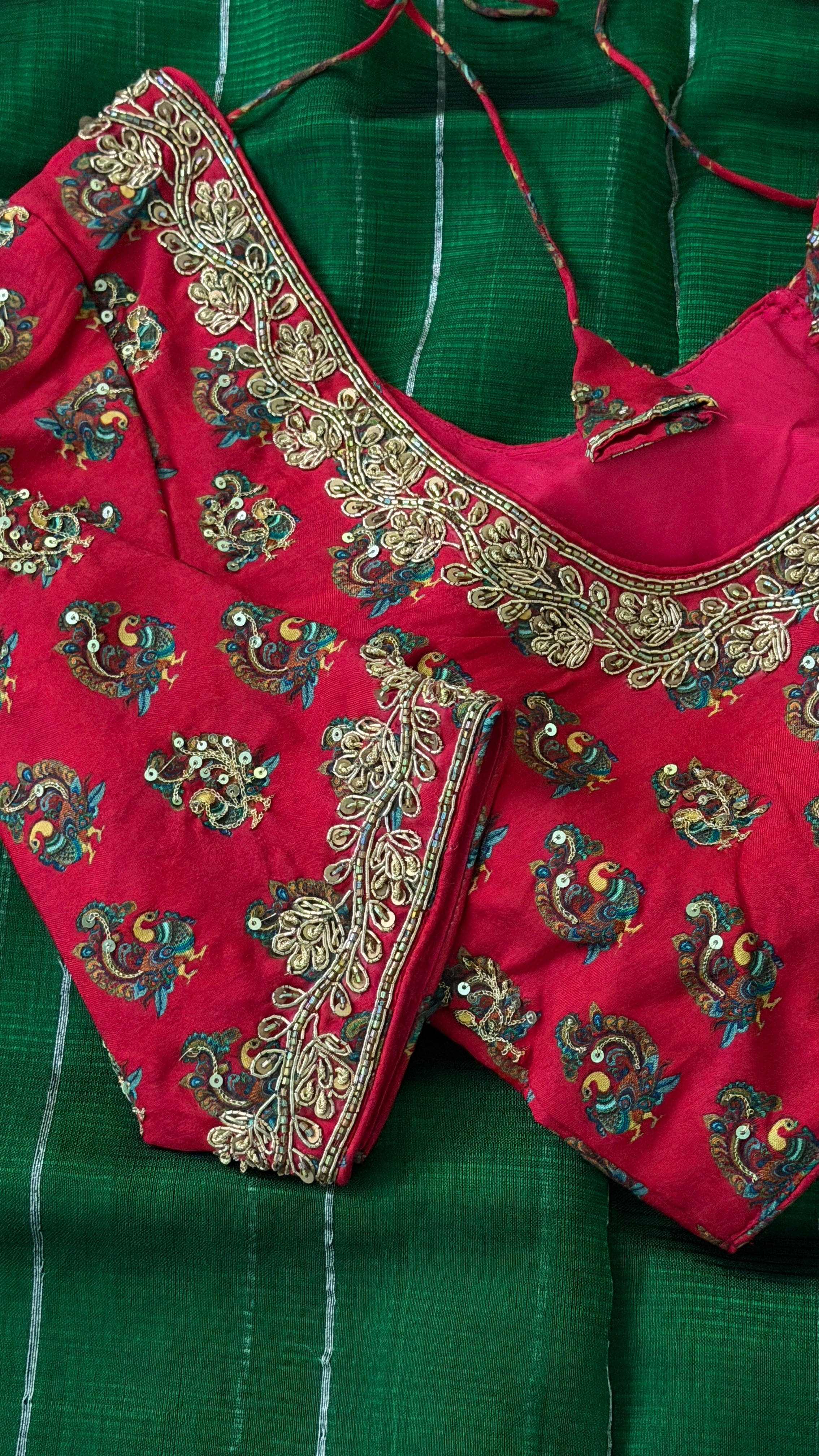 Rani Pink Printed Floral Blouse