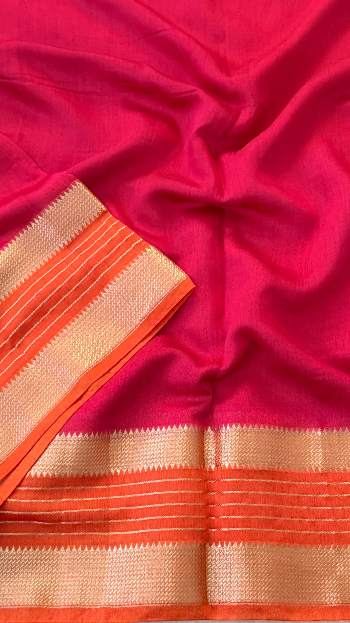 Red Soft Cotton Saree