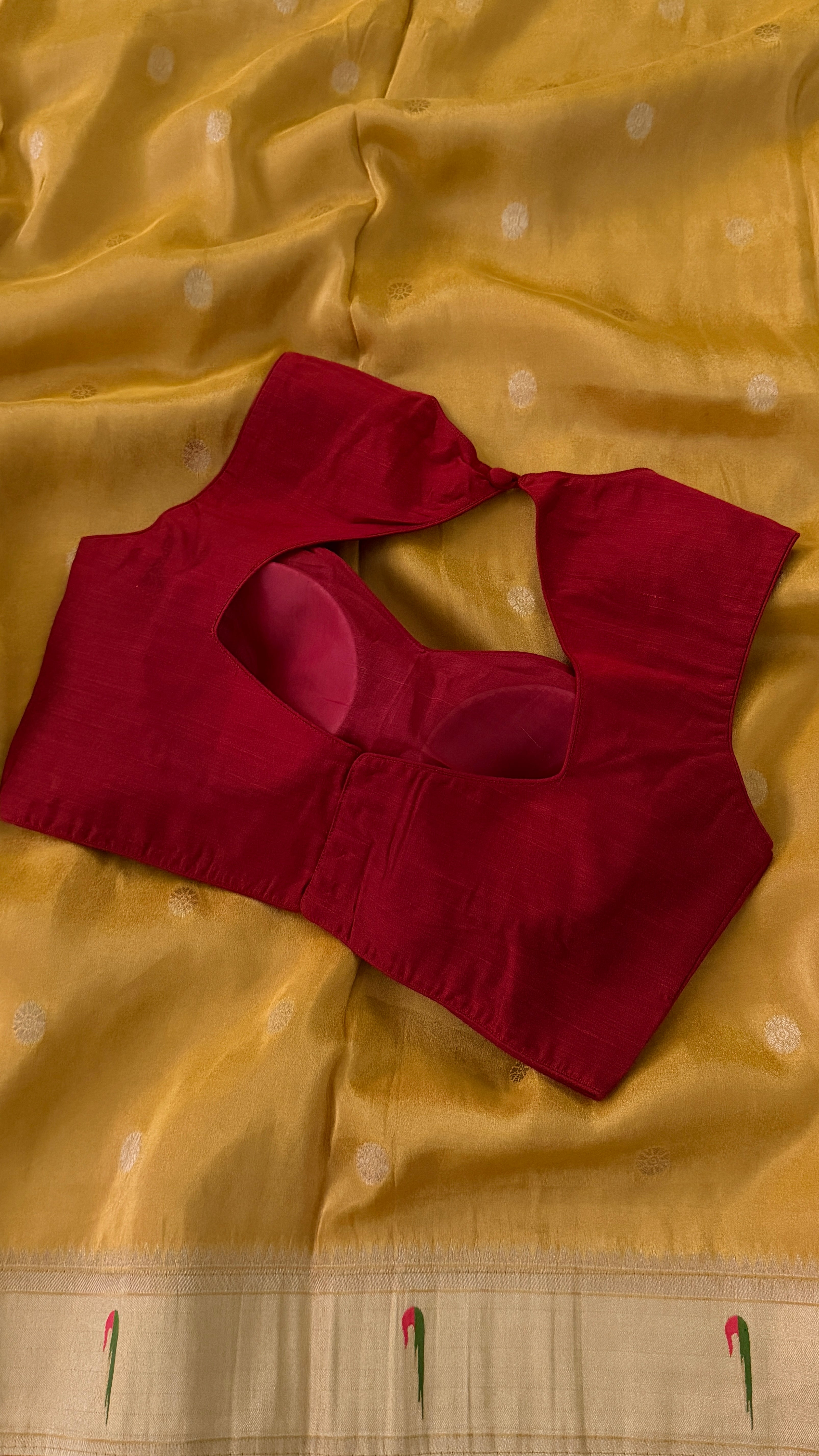 Maroon Sleeveless Blouse