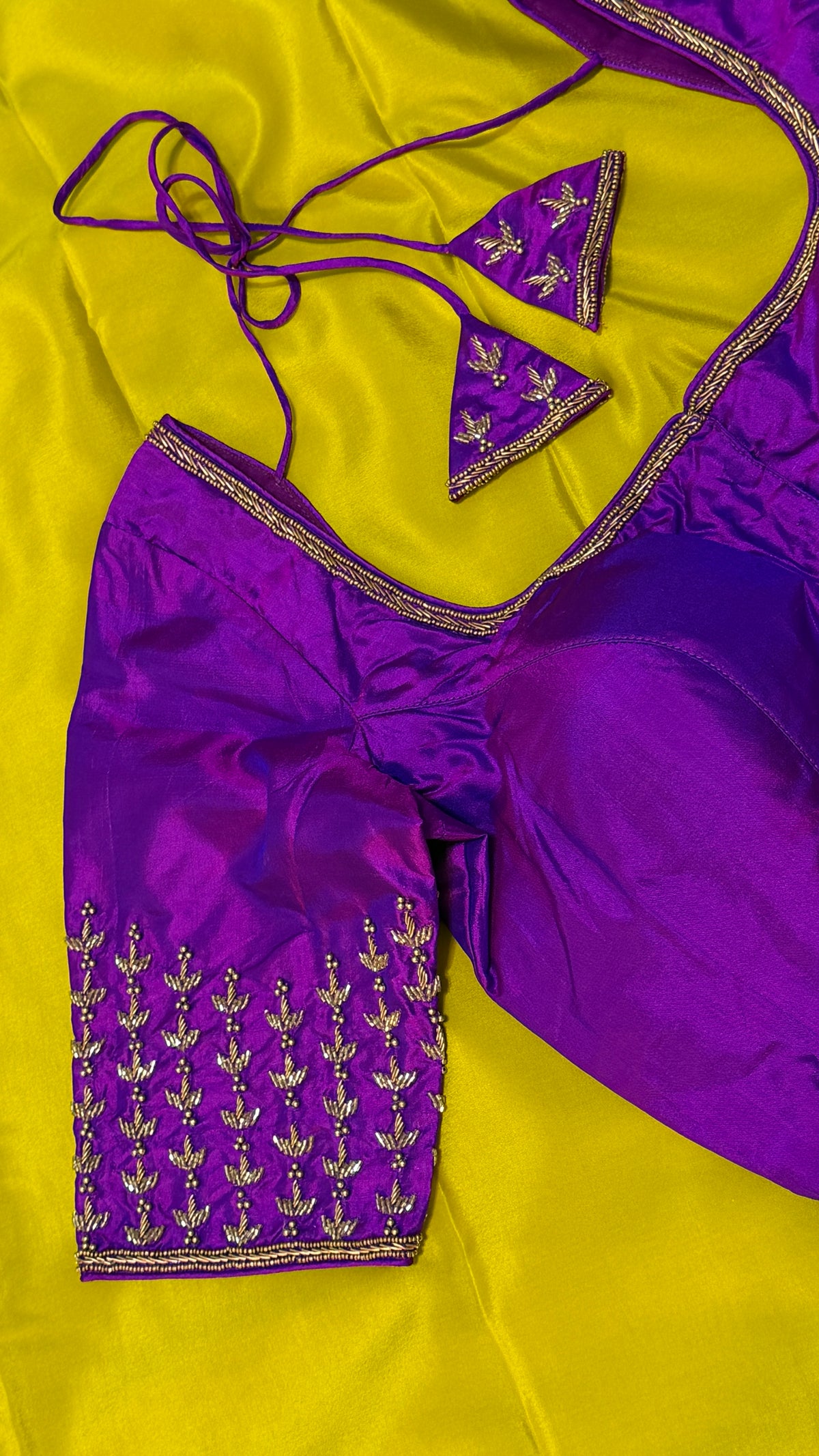 Purple Pure Silk Blouse