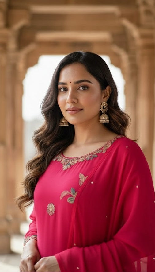 Rani Floral Sharara suit