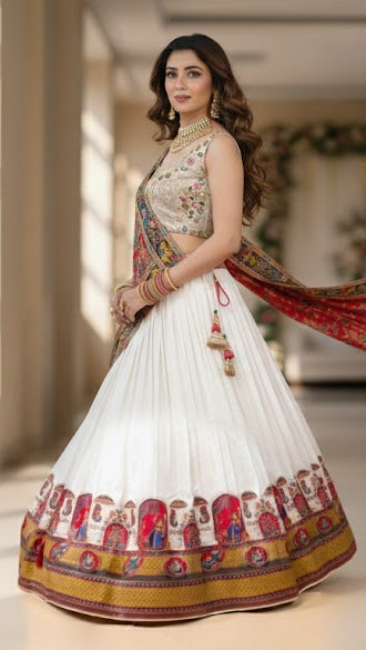 Cloud Heritage Lehenga